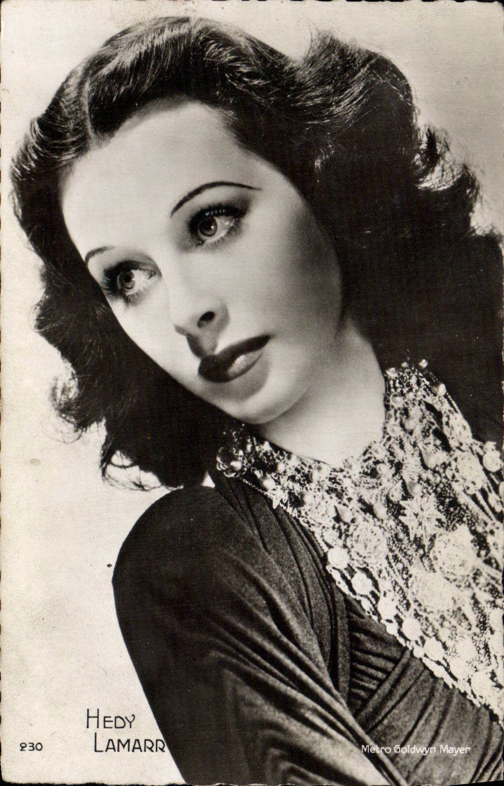 POSTAL MODERNA cine Hedy Lamarr