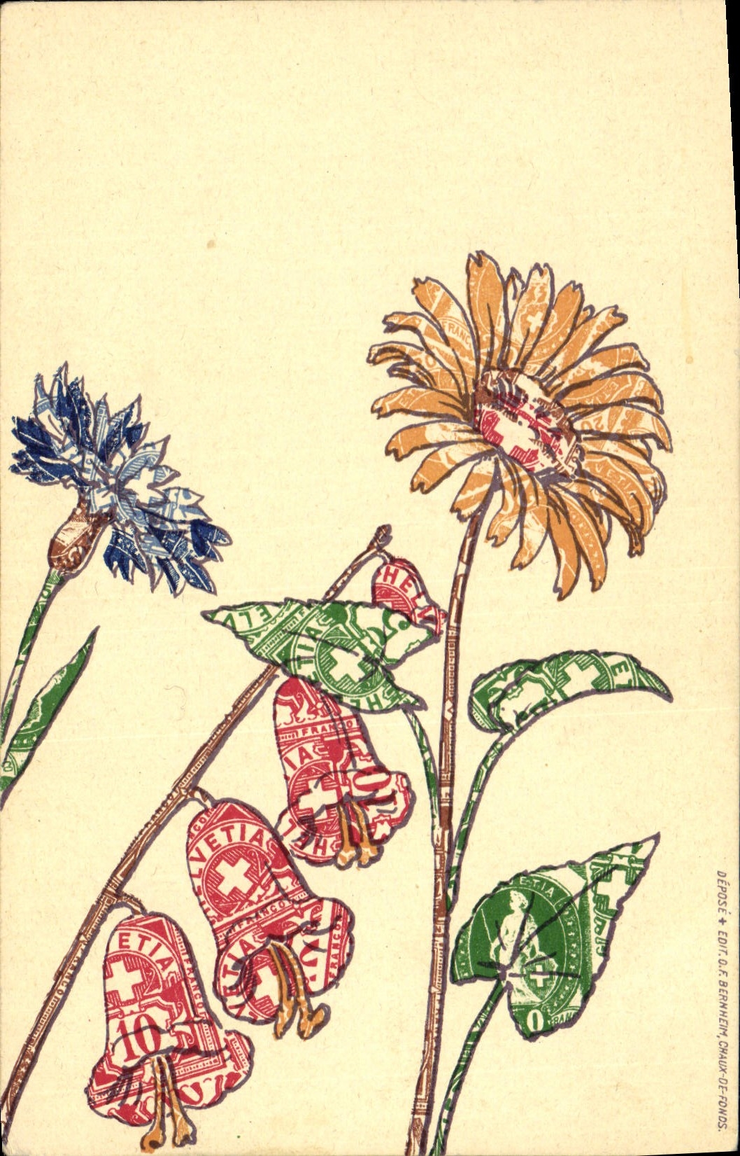 CPA Timbres Suisse