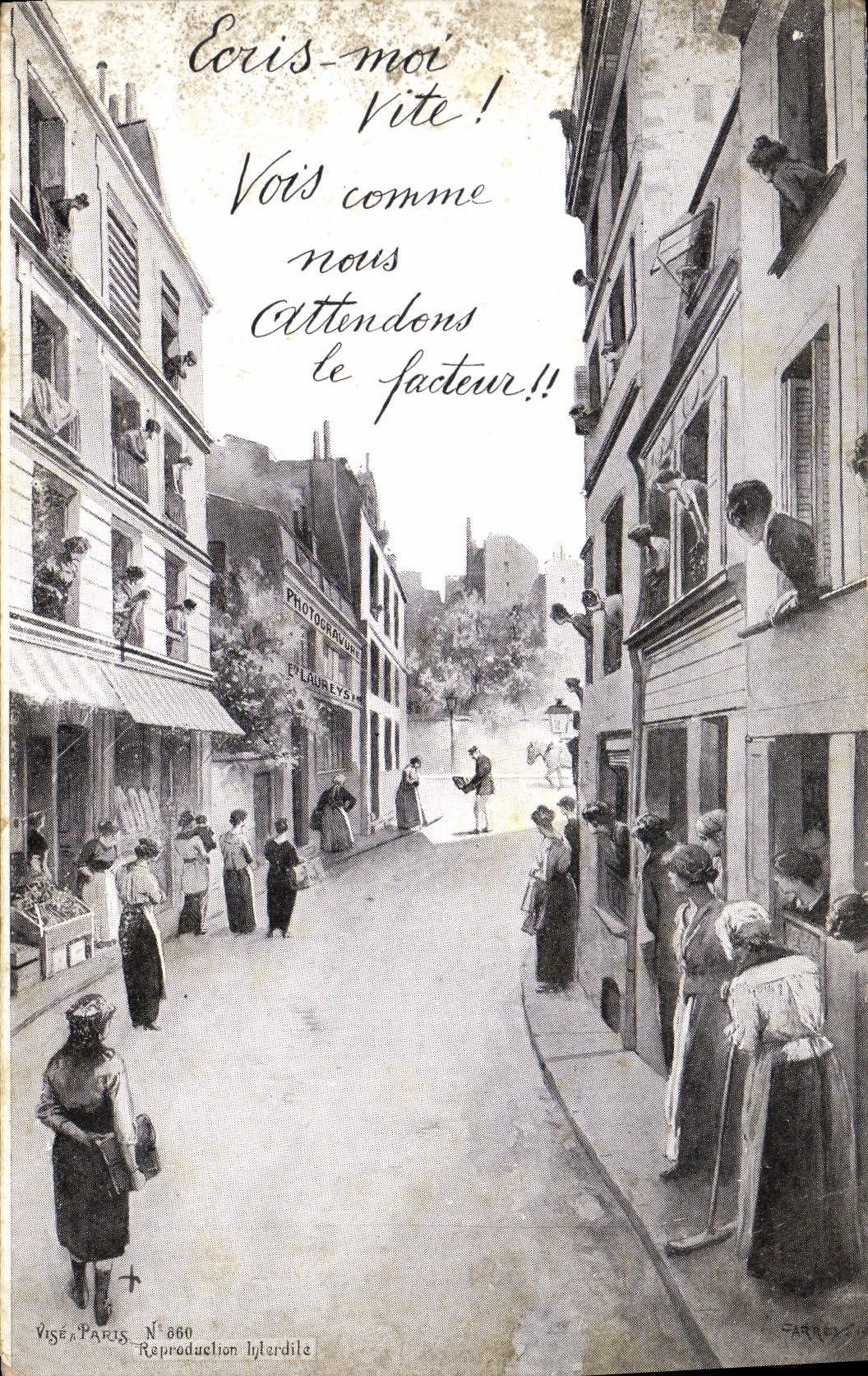 VINTAGE POSTCARD Factor