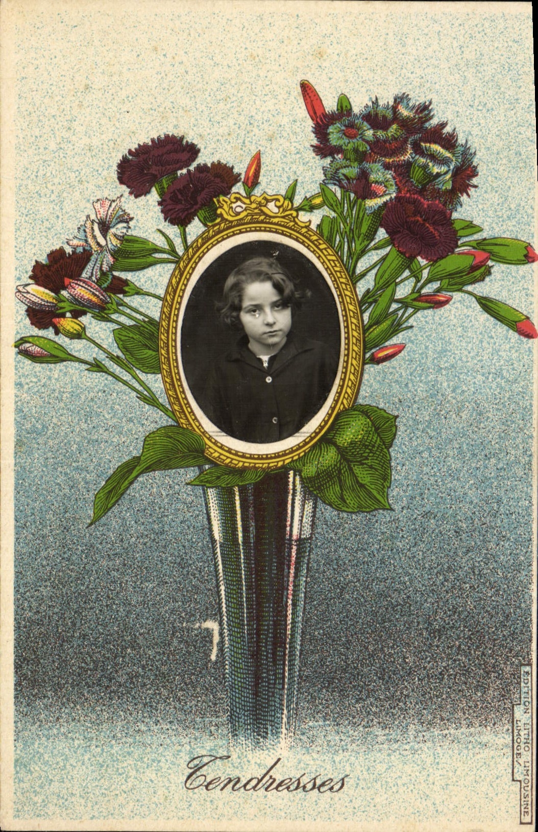 CPA Fantaisie Photographie Enfant
