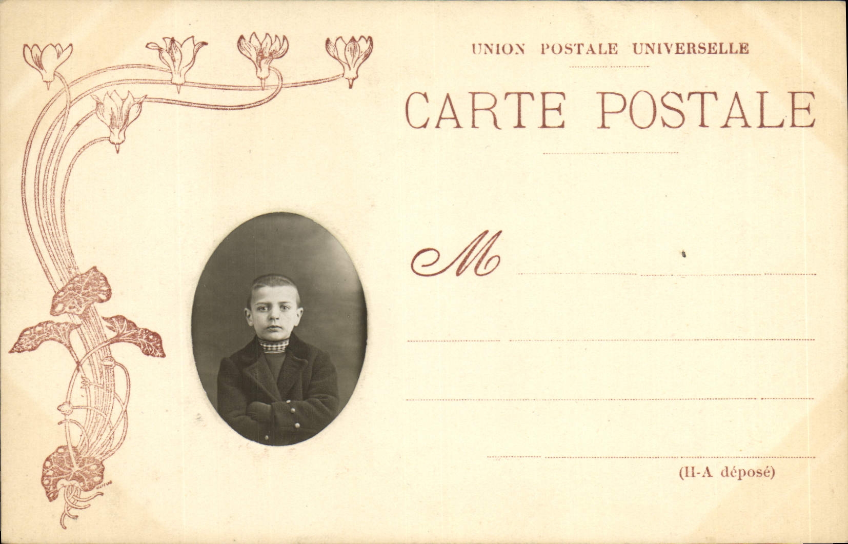 CPA Fantaisie Photographie Enfant