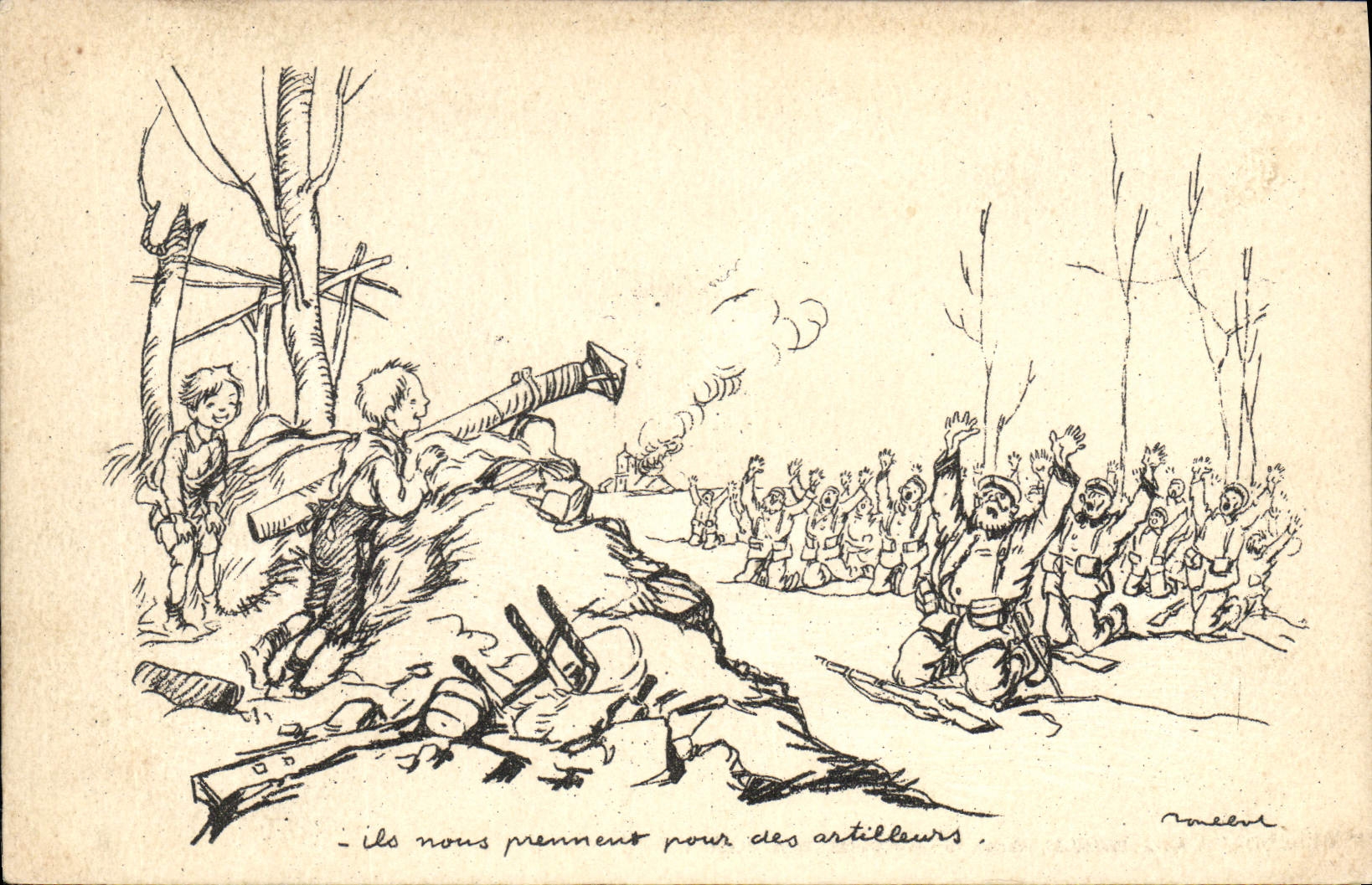 CPA Fantaisie Illustrateur Poulbot Enfants