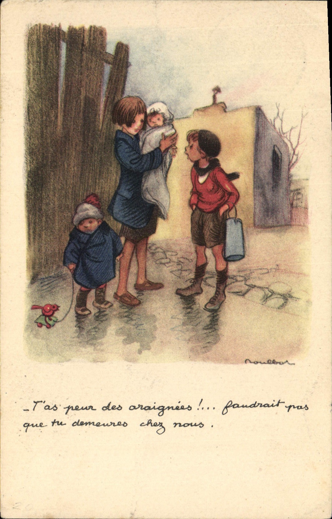 CPA Fantaisie Illustrateur Poulbot 