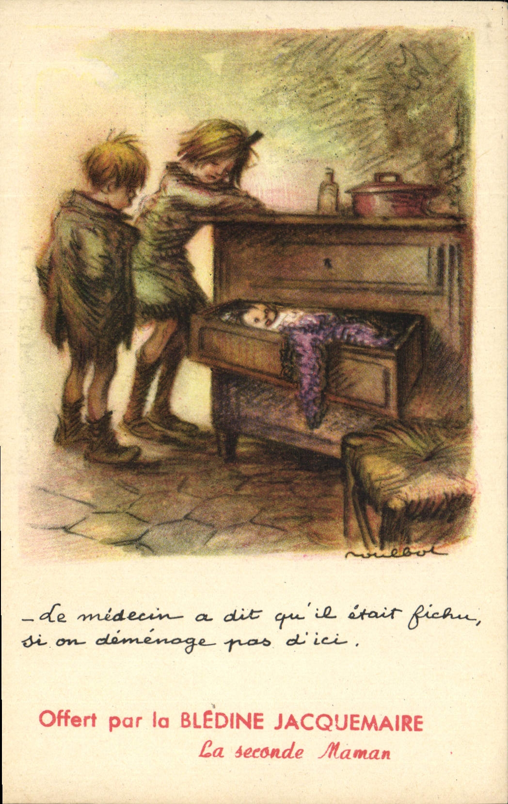 CPA Fantaisie Illustrateur Poulbot 