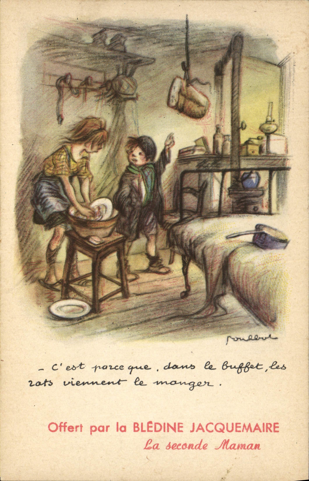 CPA Fantaisie Illustrateur Poulbot 