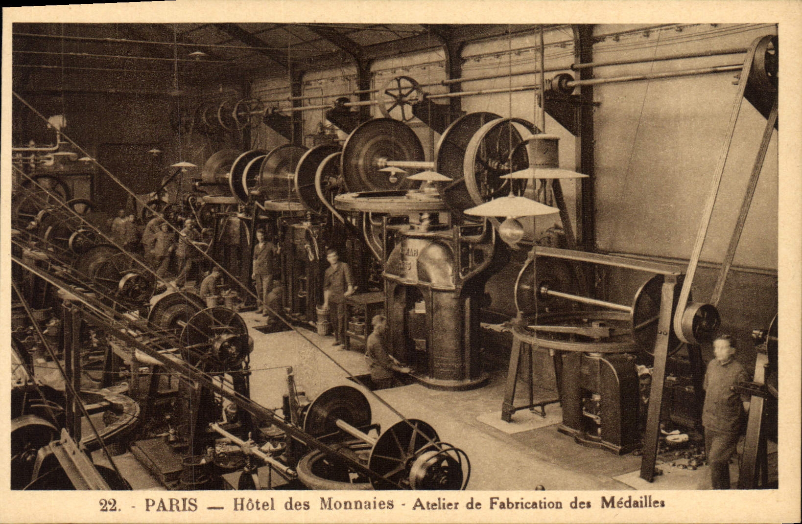 CPA Paris Hotel des Monnaies Atelier de fabrication des medailles