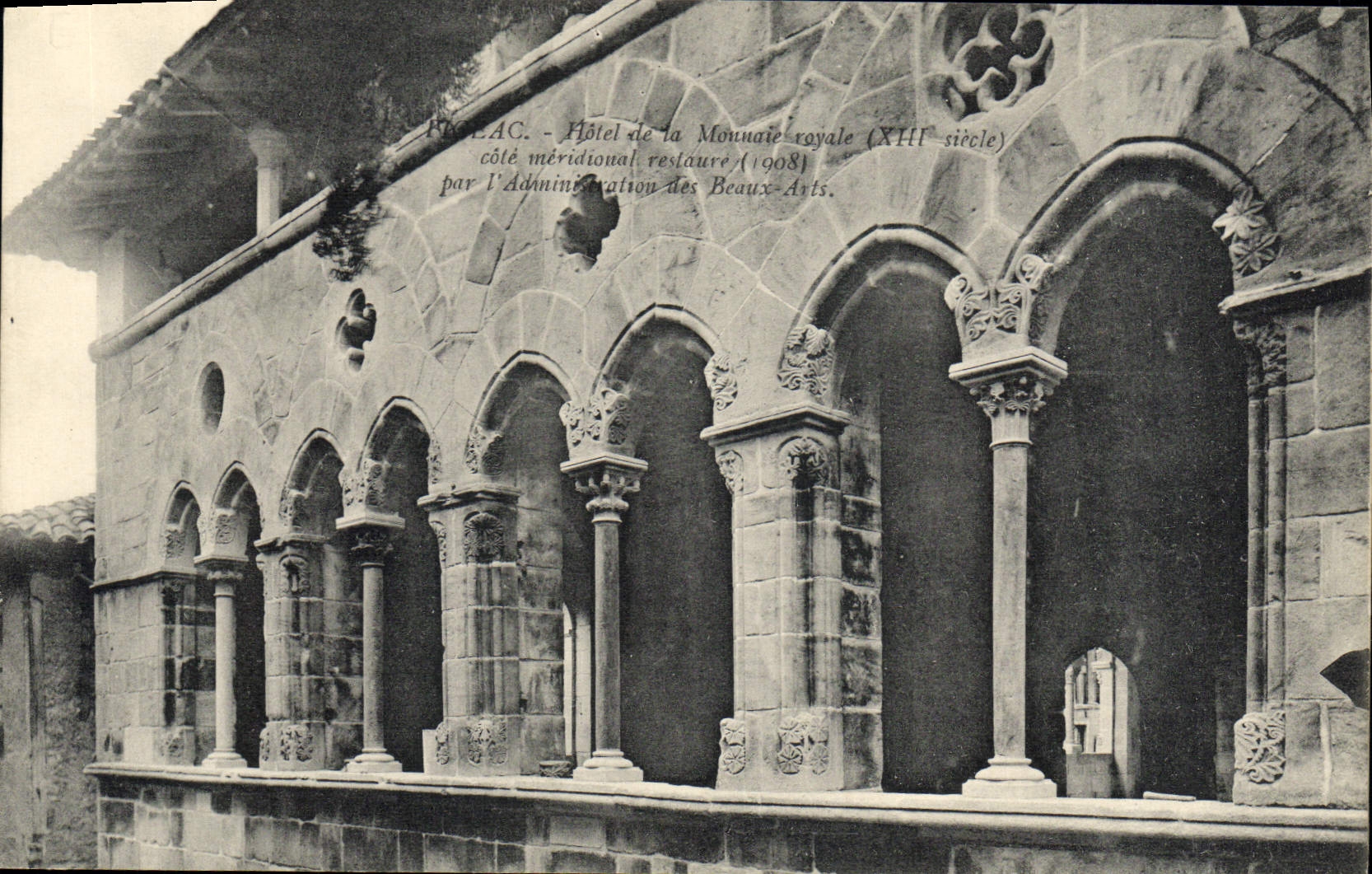 VINTAGE POSTCARD Currencies Figeac Royal Mint Administration of Beautiful arts