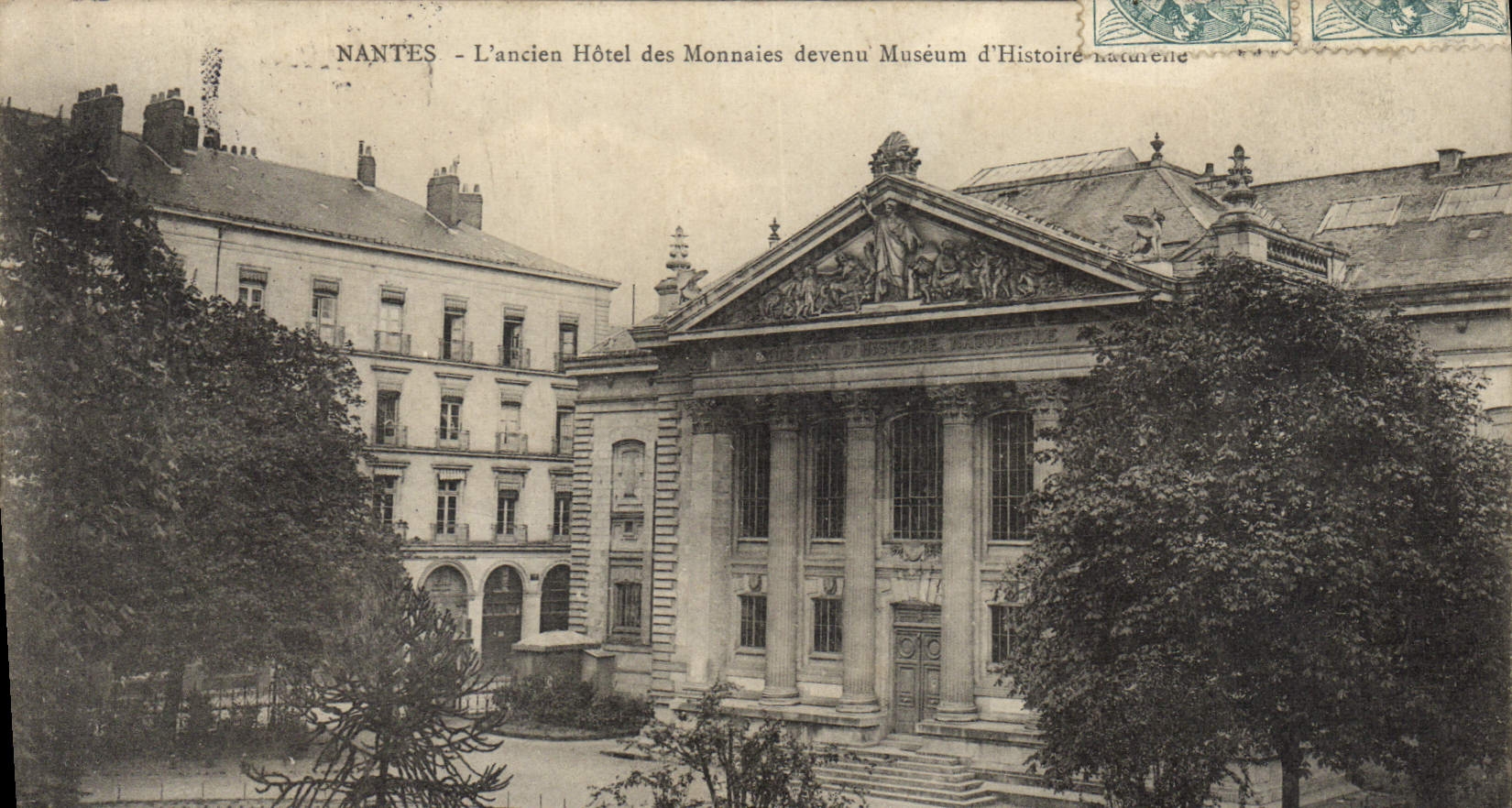 VINTAGE POSTCARD Nancy Currencies Old Mint become Museum of Natural history