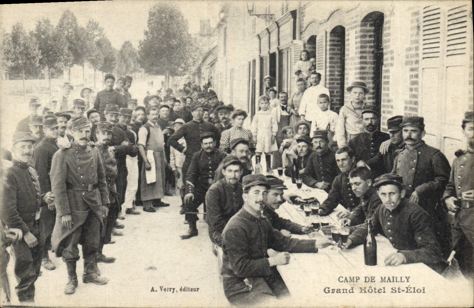 CPA Militaria Camp de Mailly Grand Hotel St Eloi