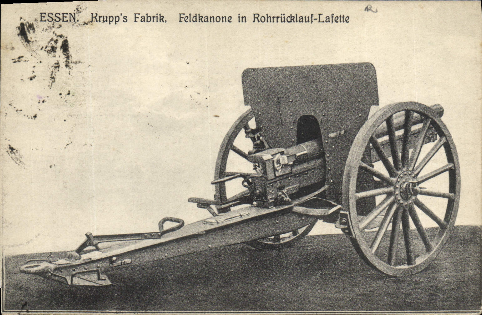 CPA Militaria Essen Krupp's Fabrik 
