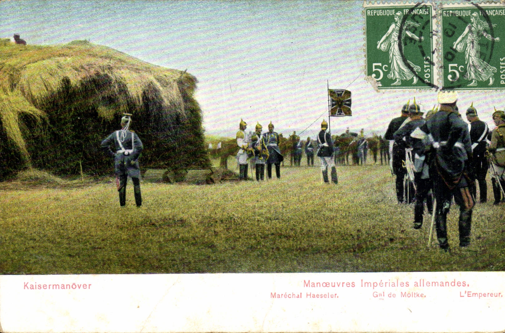 CPA Militaria Manoeuvres imperiales allemandes