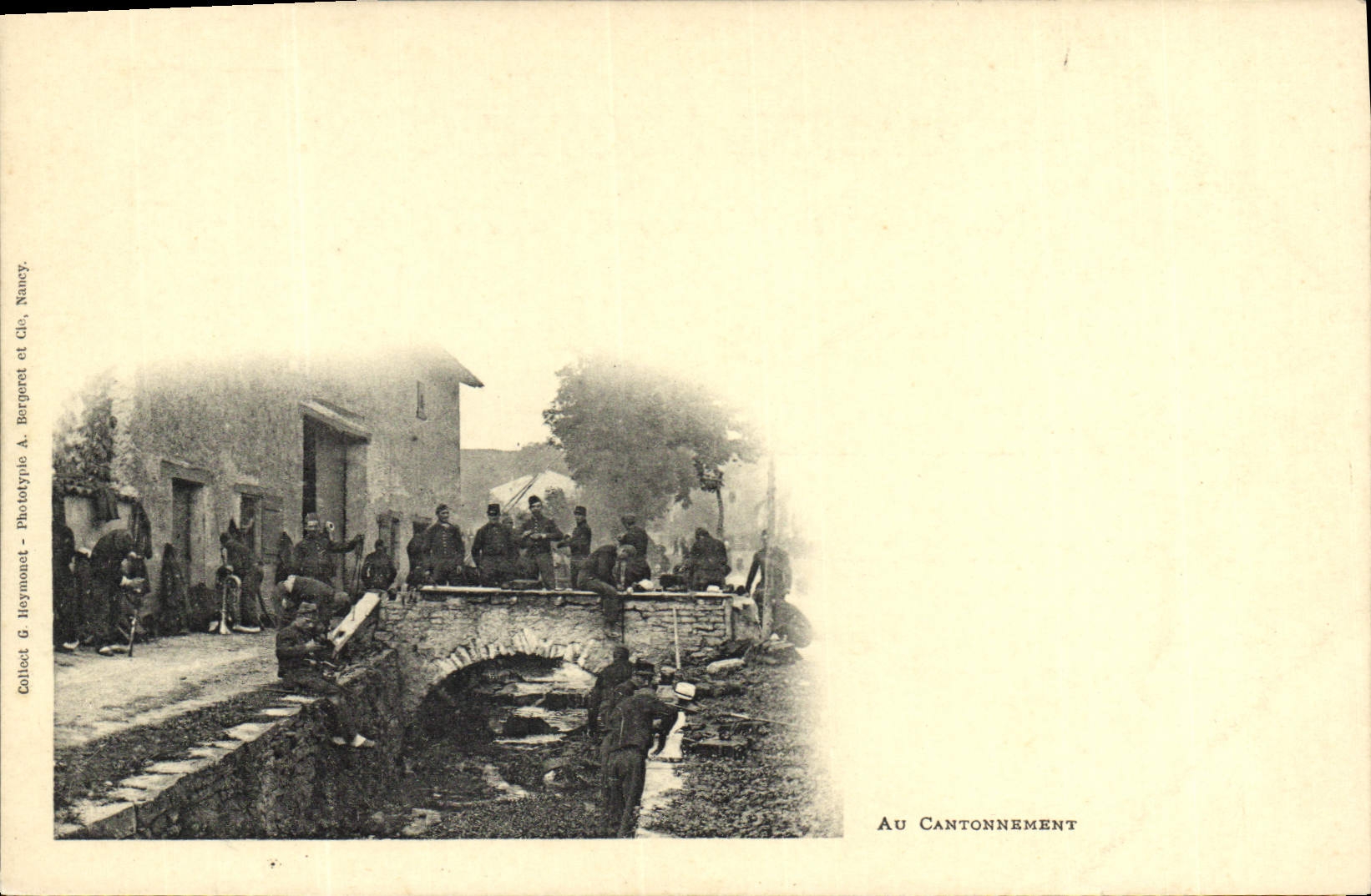 CPA Militaria Au cantonnement