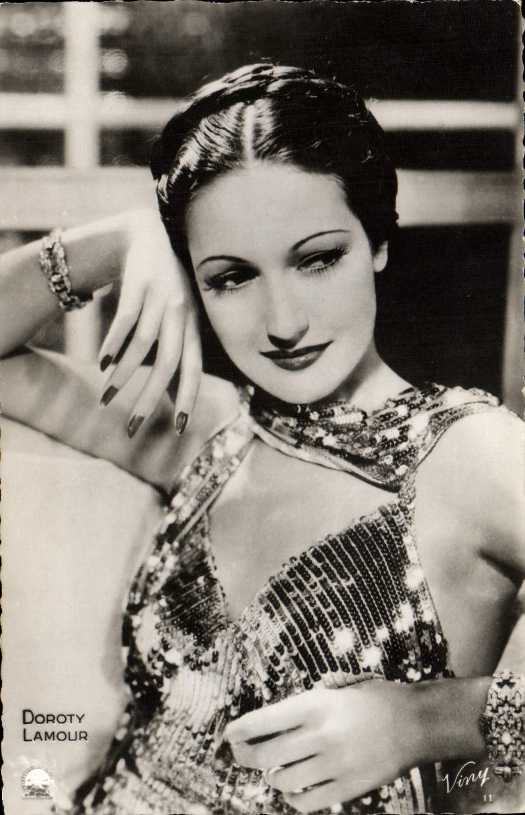 POSTAL MODERNA cine Doroty Lamour