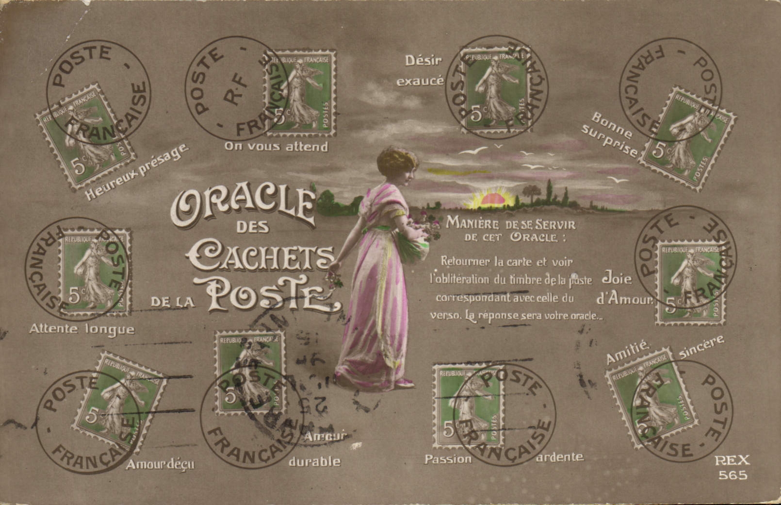CPA Oracle des cachets de la poste