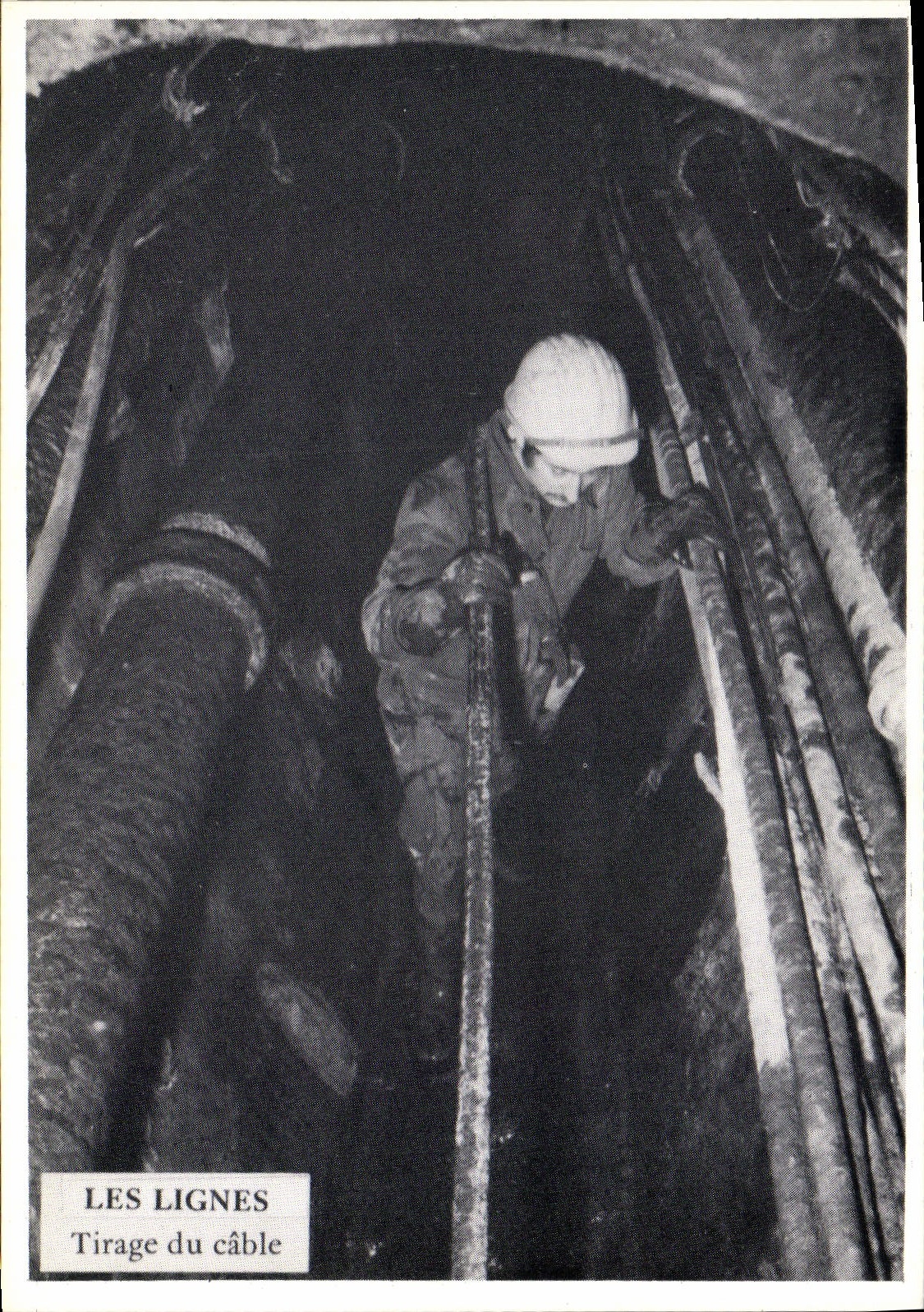 POSTAL MODERNA las líneas tracción del cable