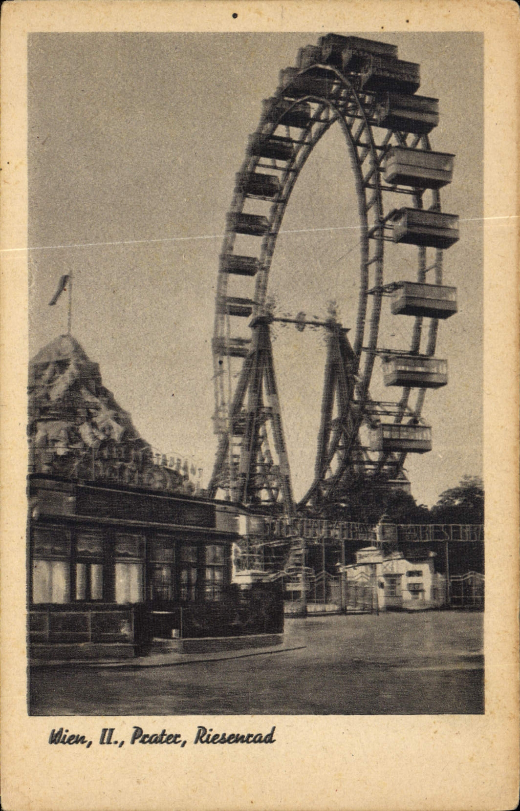 CPA Fete Foraine Wein Riesenrad