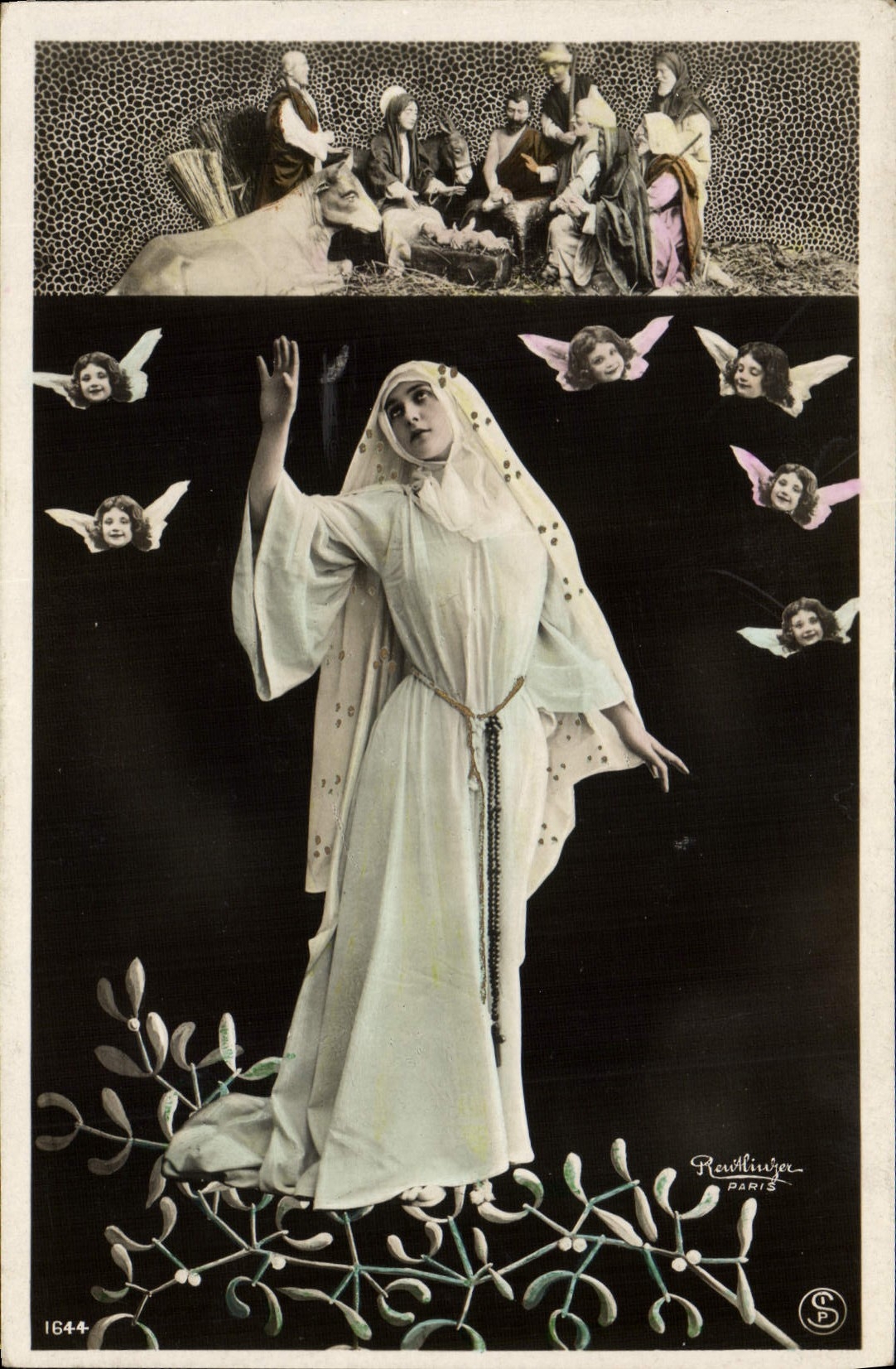 CPA Fantaisie Femme Anges 