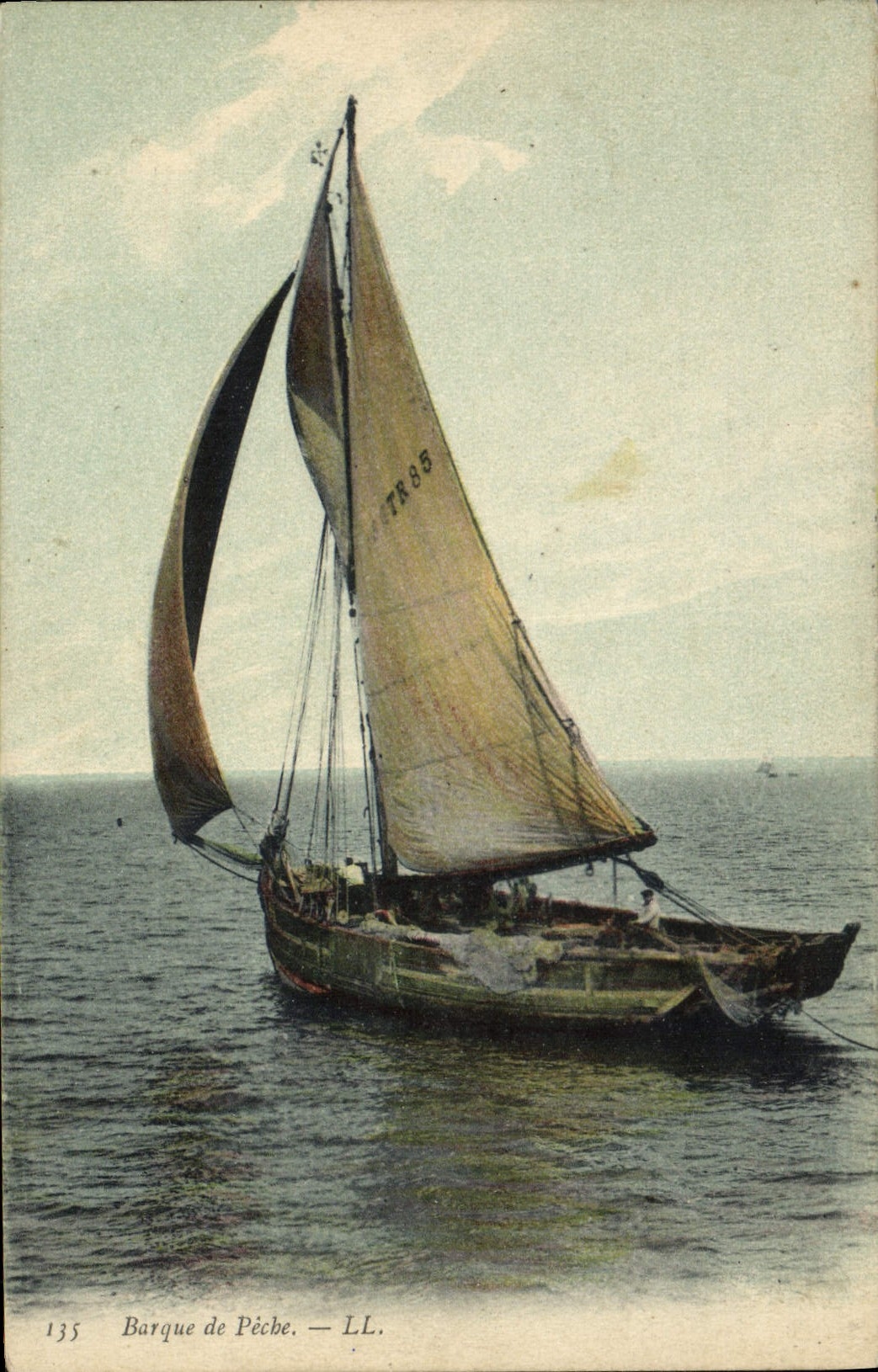 CPA Bateau de peche Barque de peche 