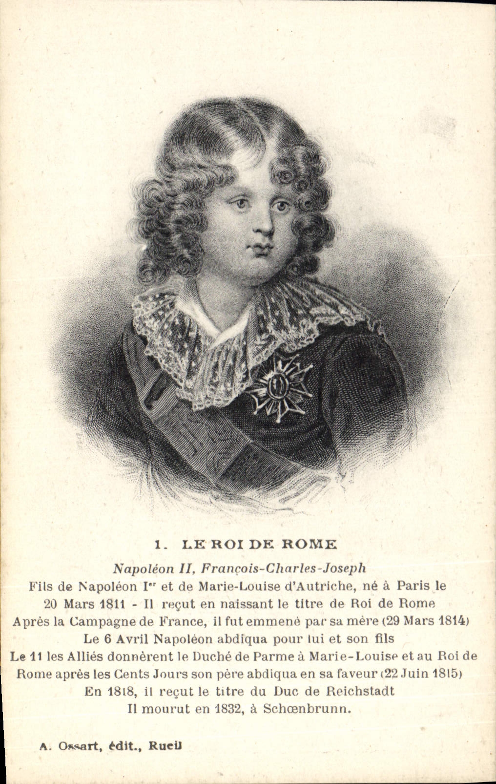 CPA Histoire Napoleon 1er Le roi de Rome