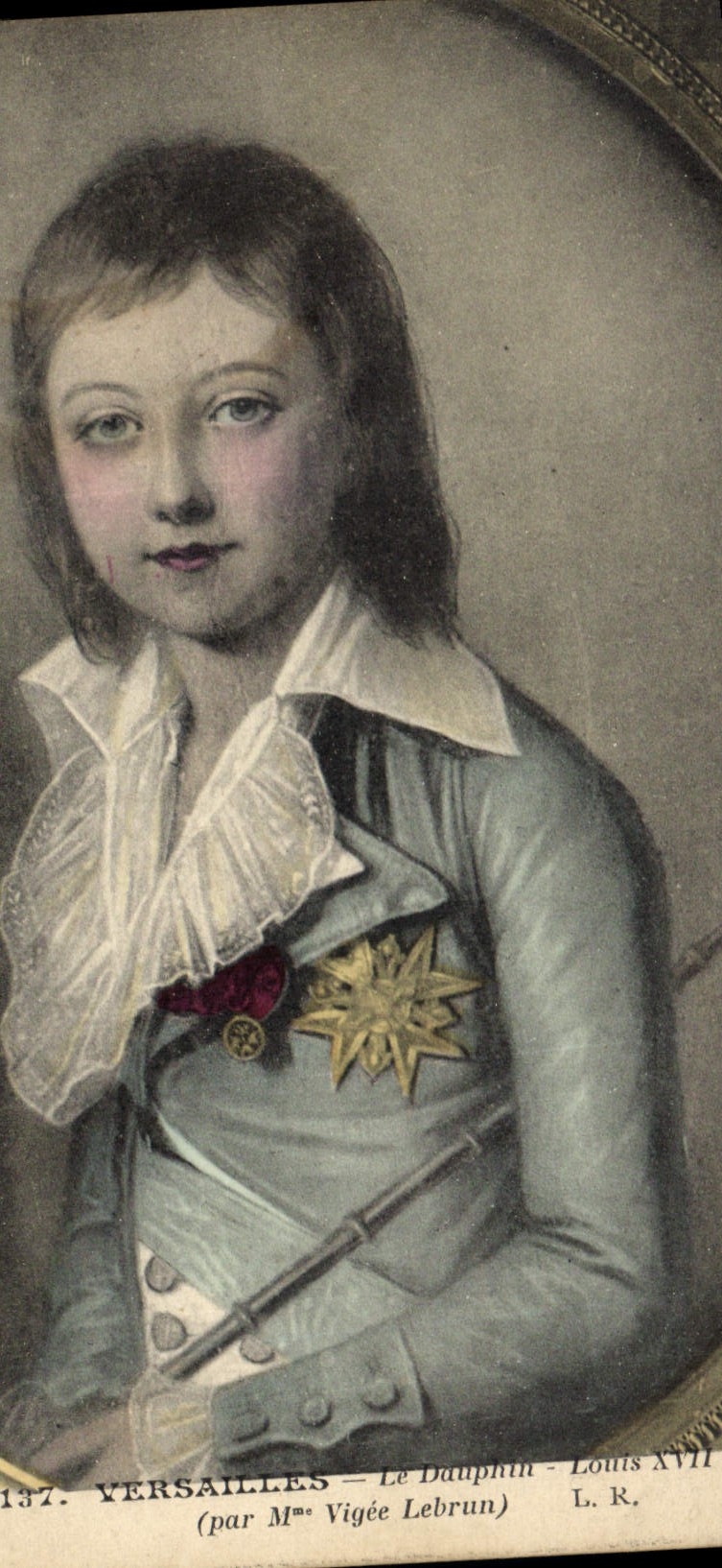 VINTAGE POSTCARD History Napoleon 1st Versailles the Dolphin Mrs. Vigee Lebrun