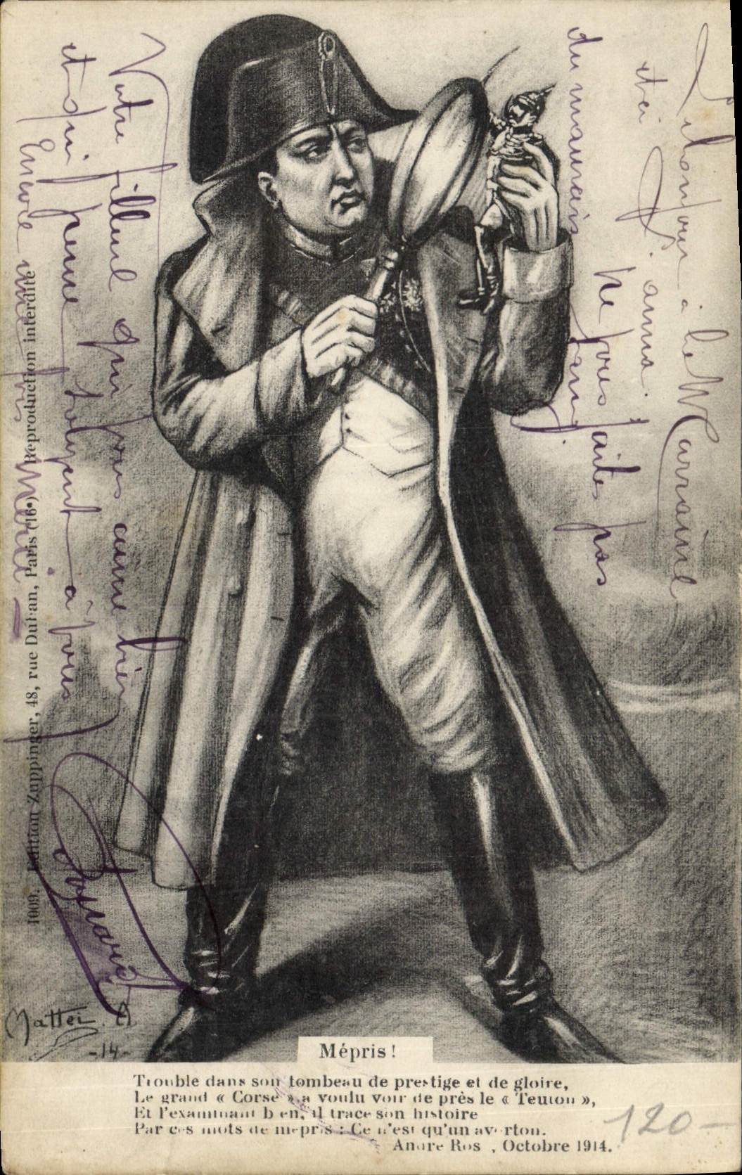CPA Histoire Napoleon 1er 