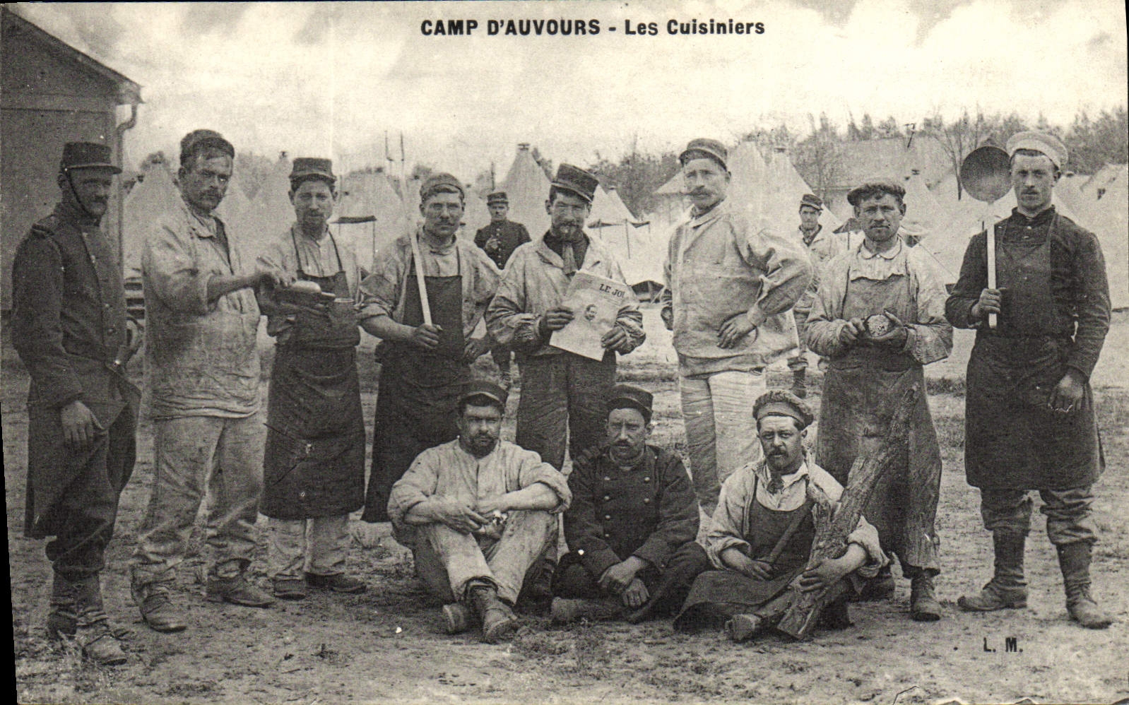 CPA Militaria Camp d'Auvours Les cuisiniers 