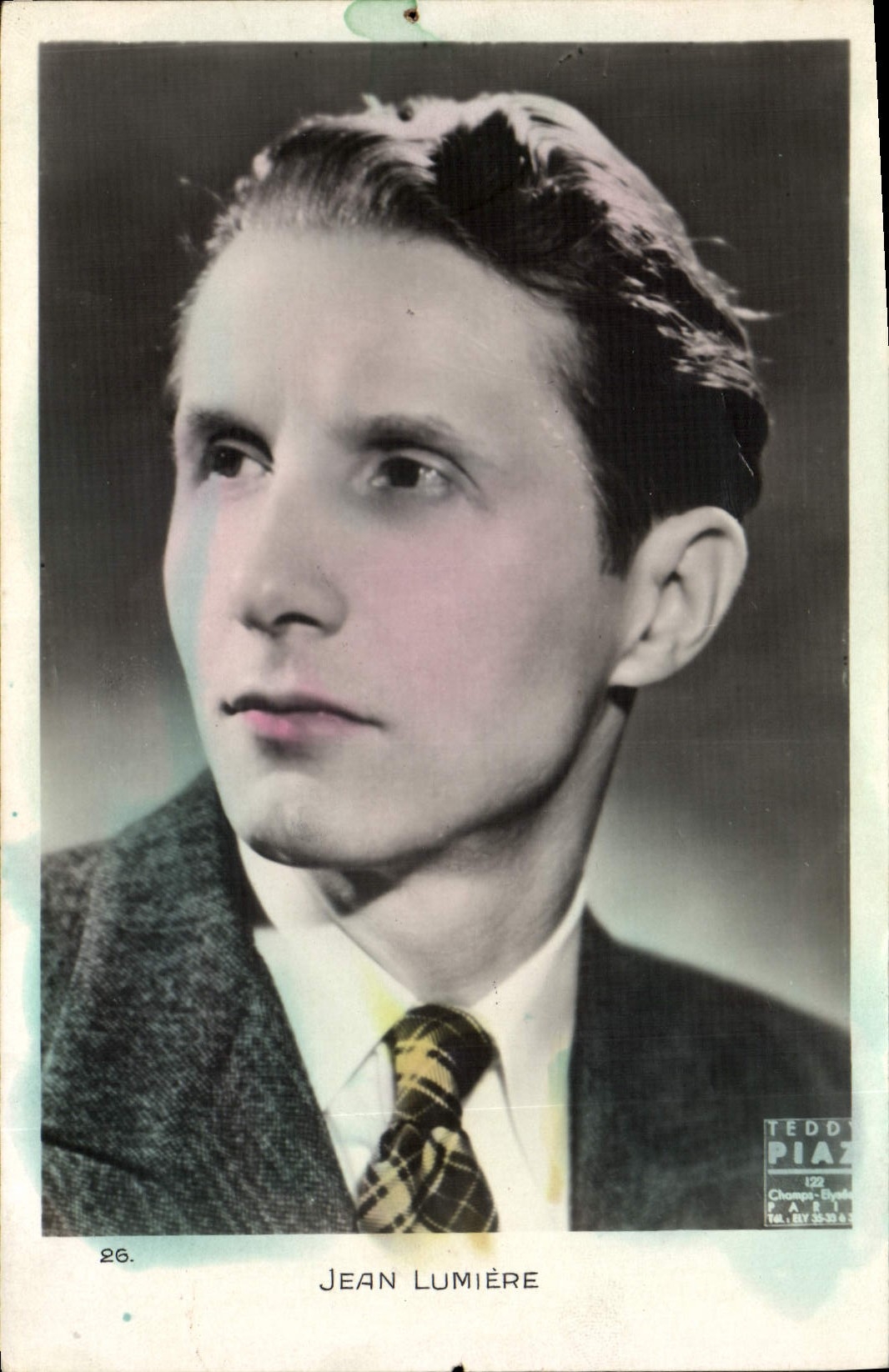 POSTAL MODERNA luz de Jean del cine