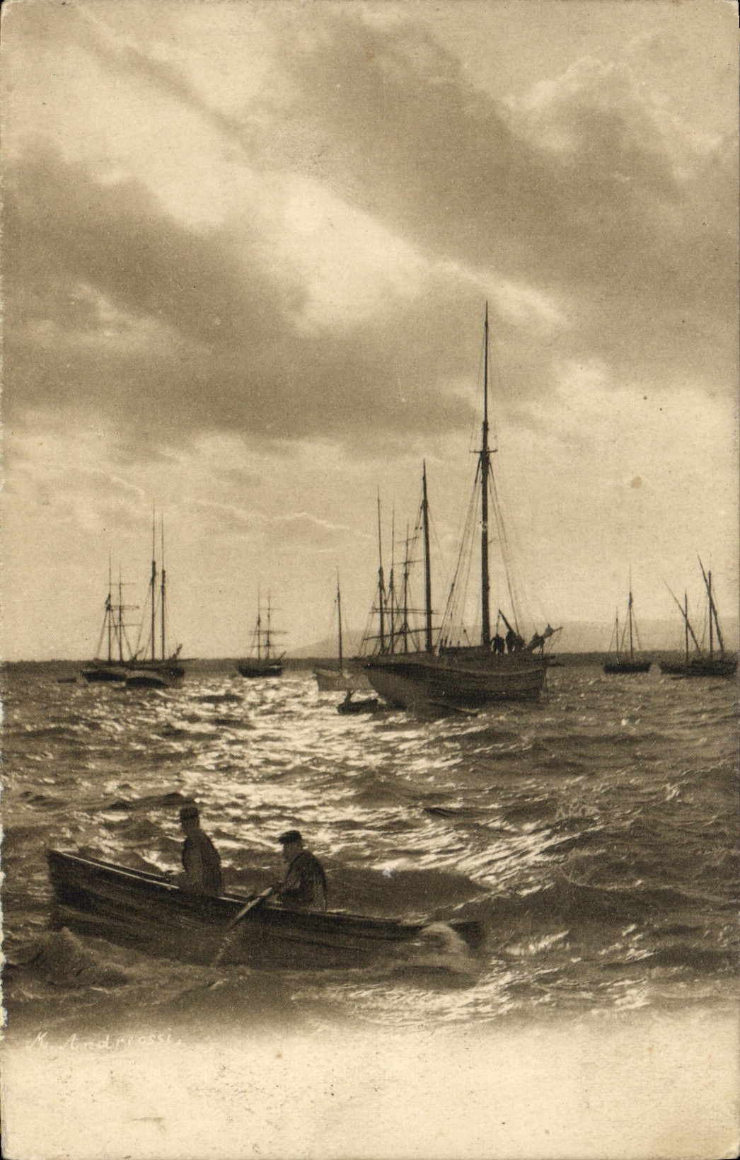 CPA Bateau de peche 