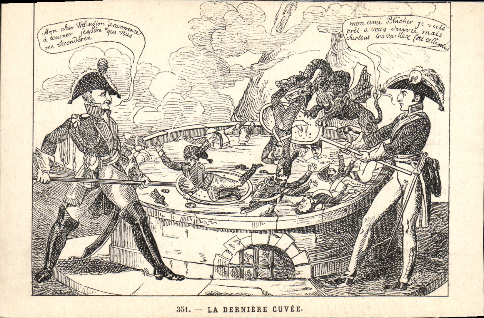 CPA Histoire Napoleon 1er La derniere cuvee