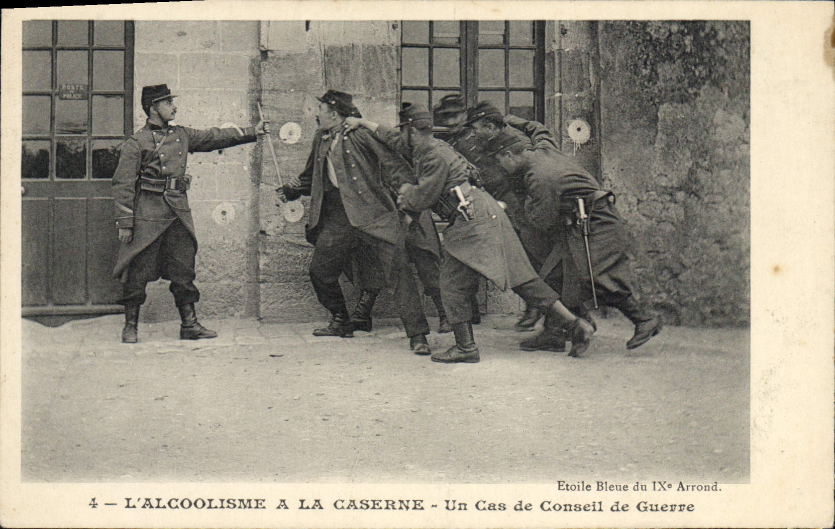 CPA Militaria L'alcoolisme a la caserne Un cas de conseil de guerre