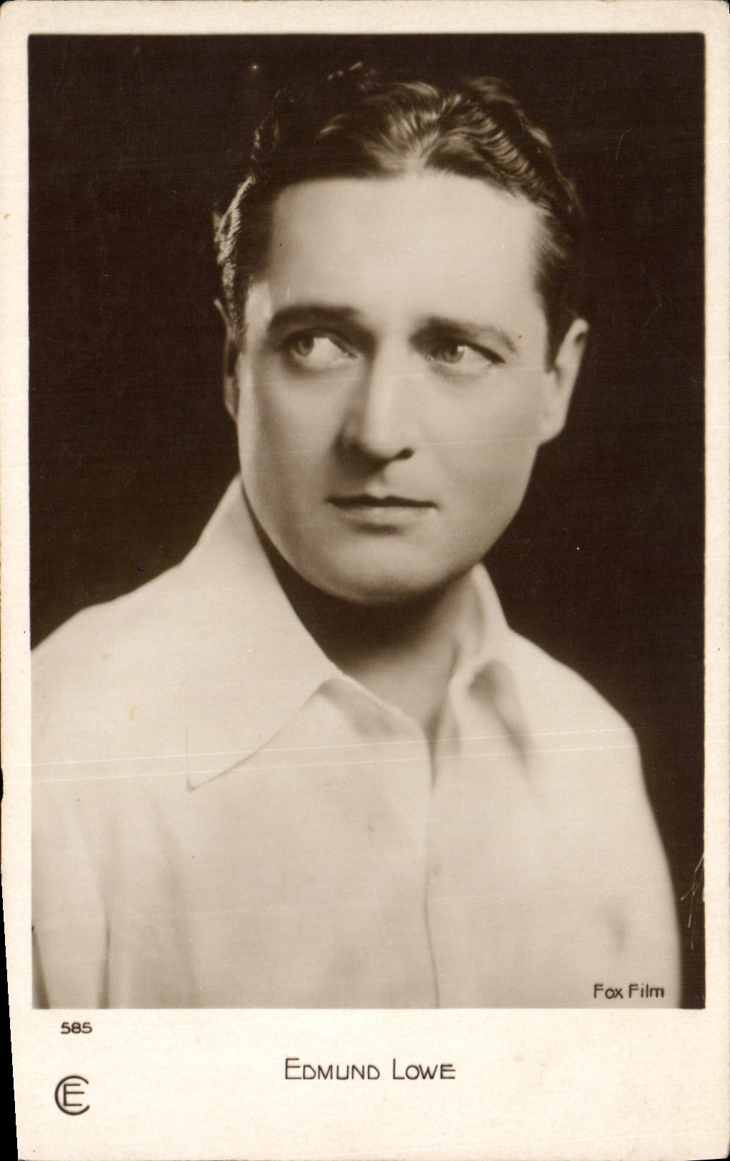 POSTAL MODERNA cine Edmundo Lowe