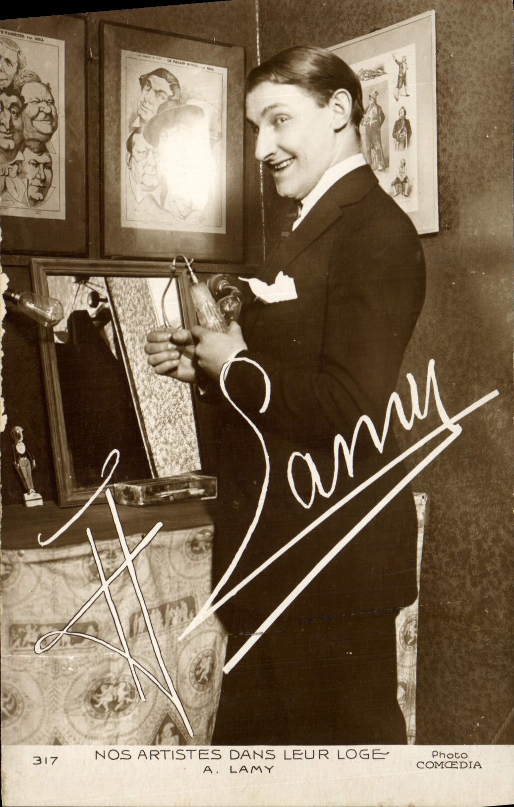 POSTAL MODERNA cine de Lamy