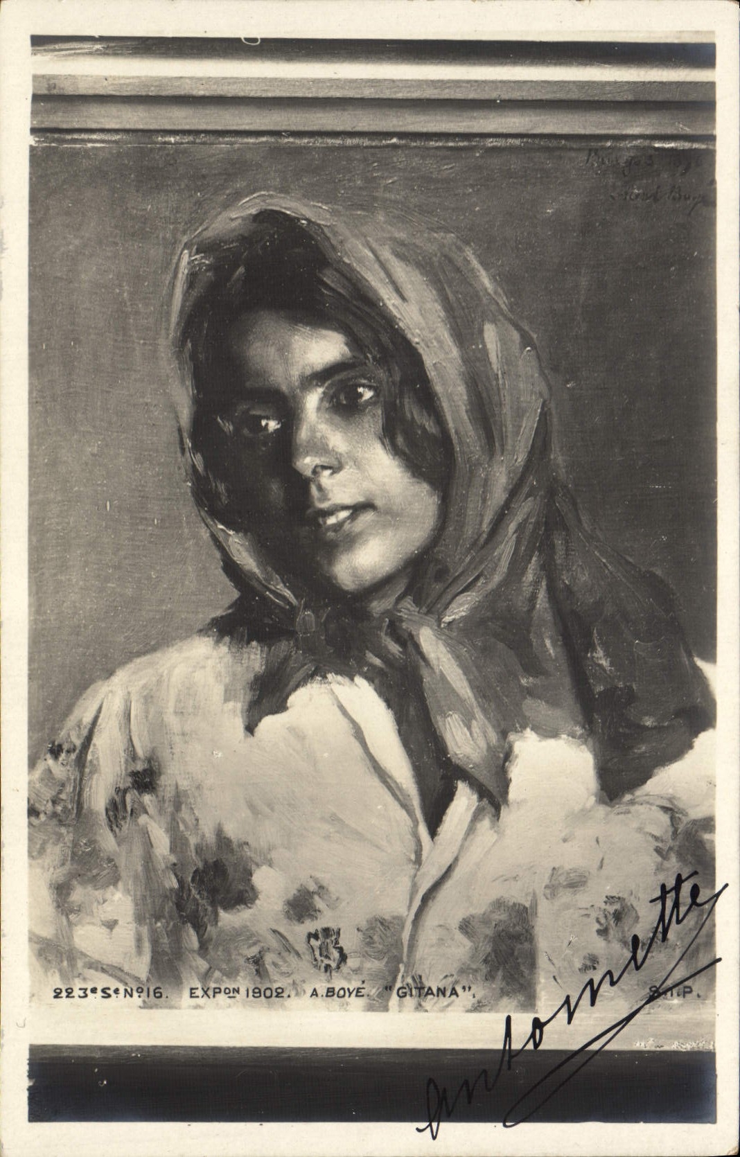 CPA Exposition 1902 Bove Gitana Gitan