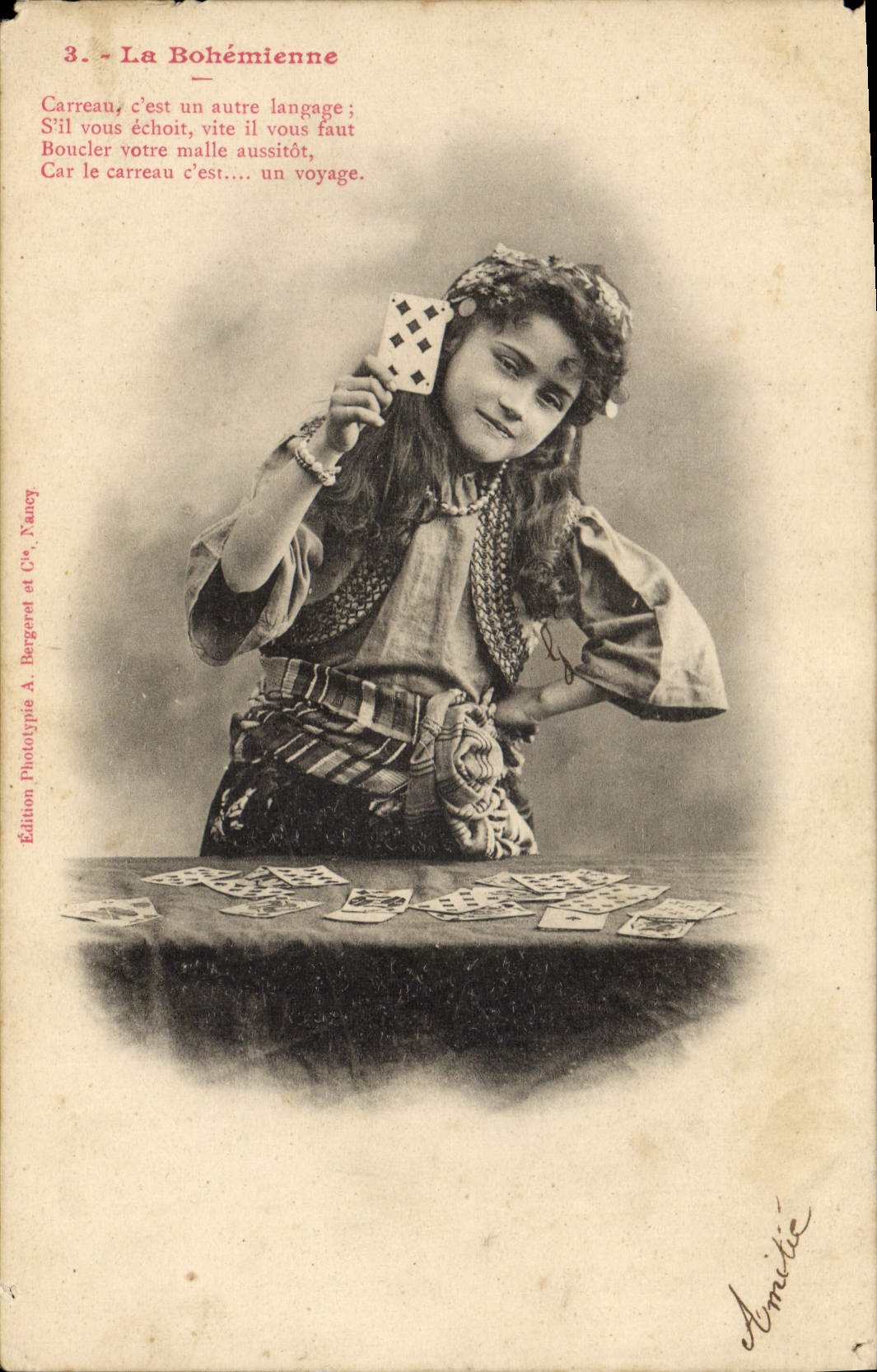 Niño de la POSTAL de la VENDIMIA el gitano