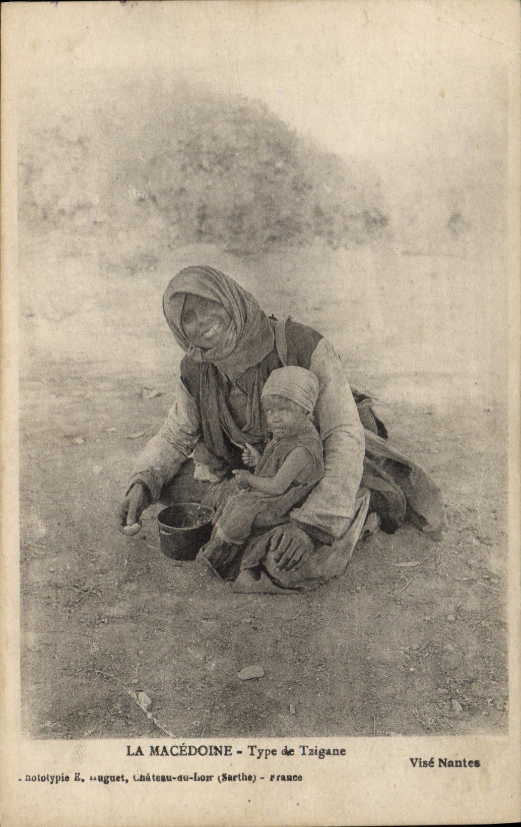 CPA La Macedoine Type de tzigane Gitan