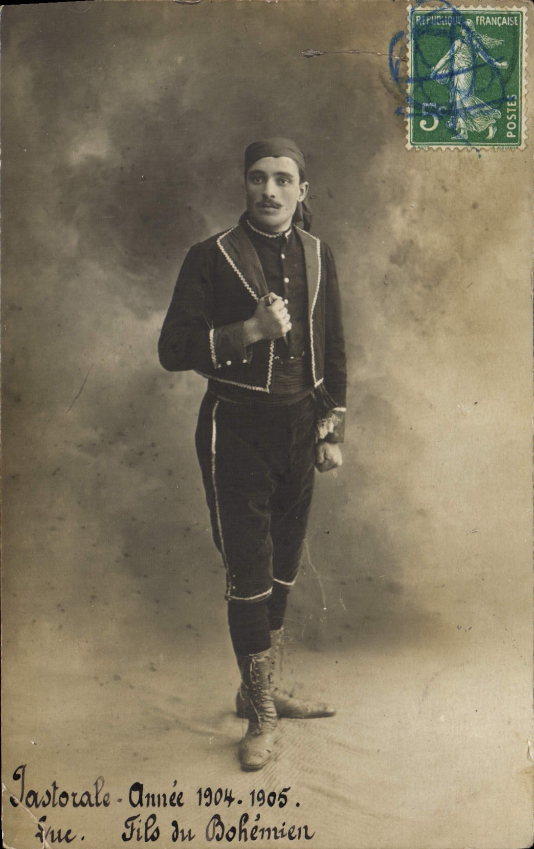 CPA Pastorale Fils du bohemien