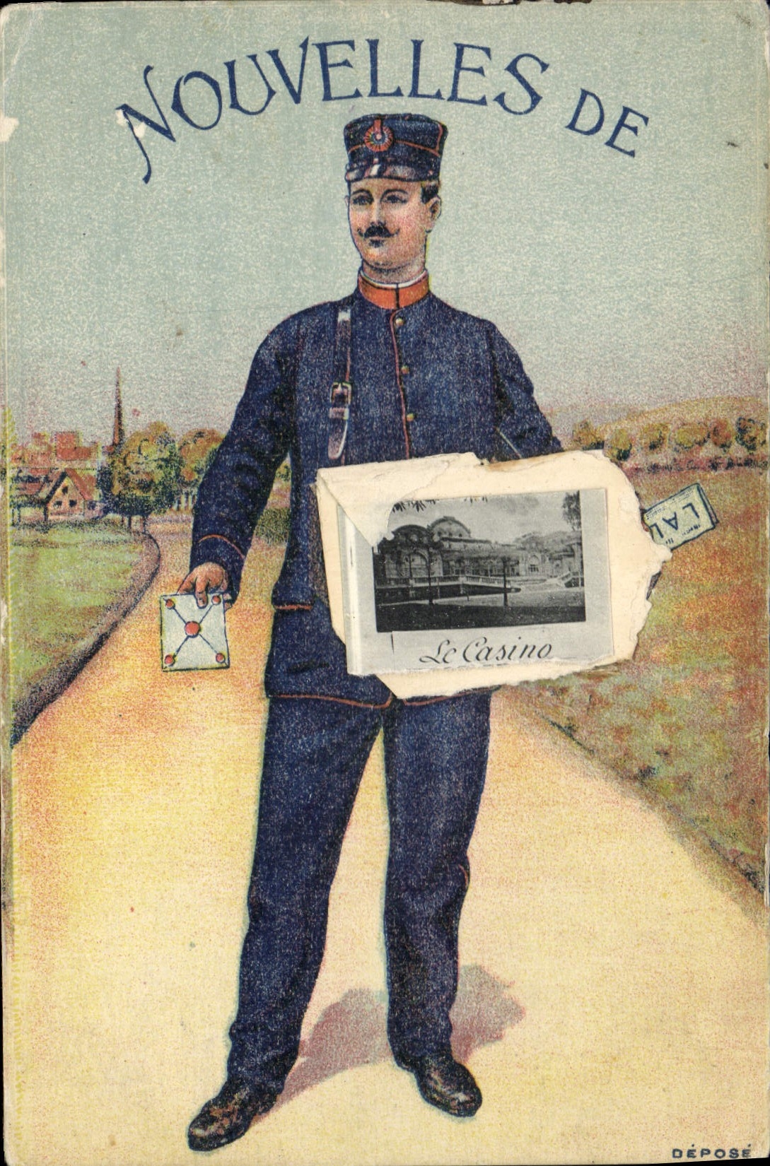 Empleado de la oficina de correos del factor del SISTEMA de la CARTA el casno