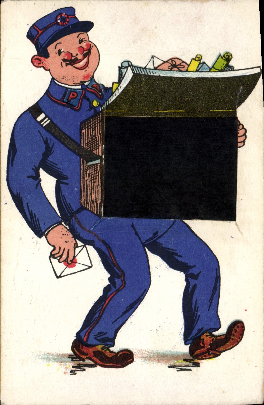 Empleado de la oficina de correos del factor del SISTEMA de la CARTA