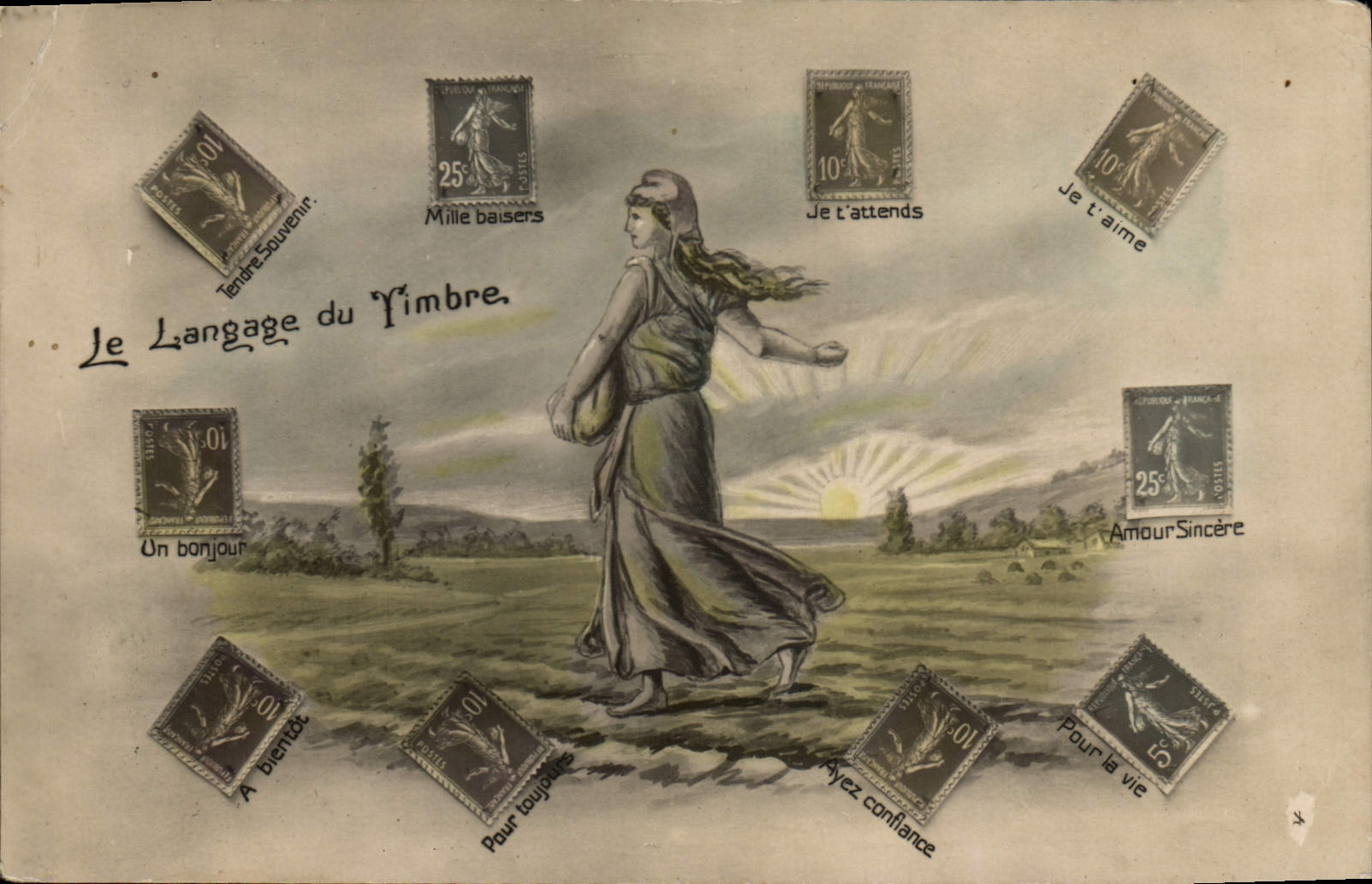 VINTAGE POSTCARD Standard Sower