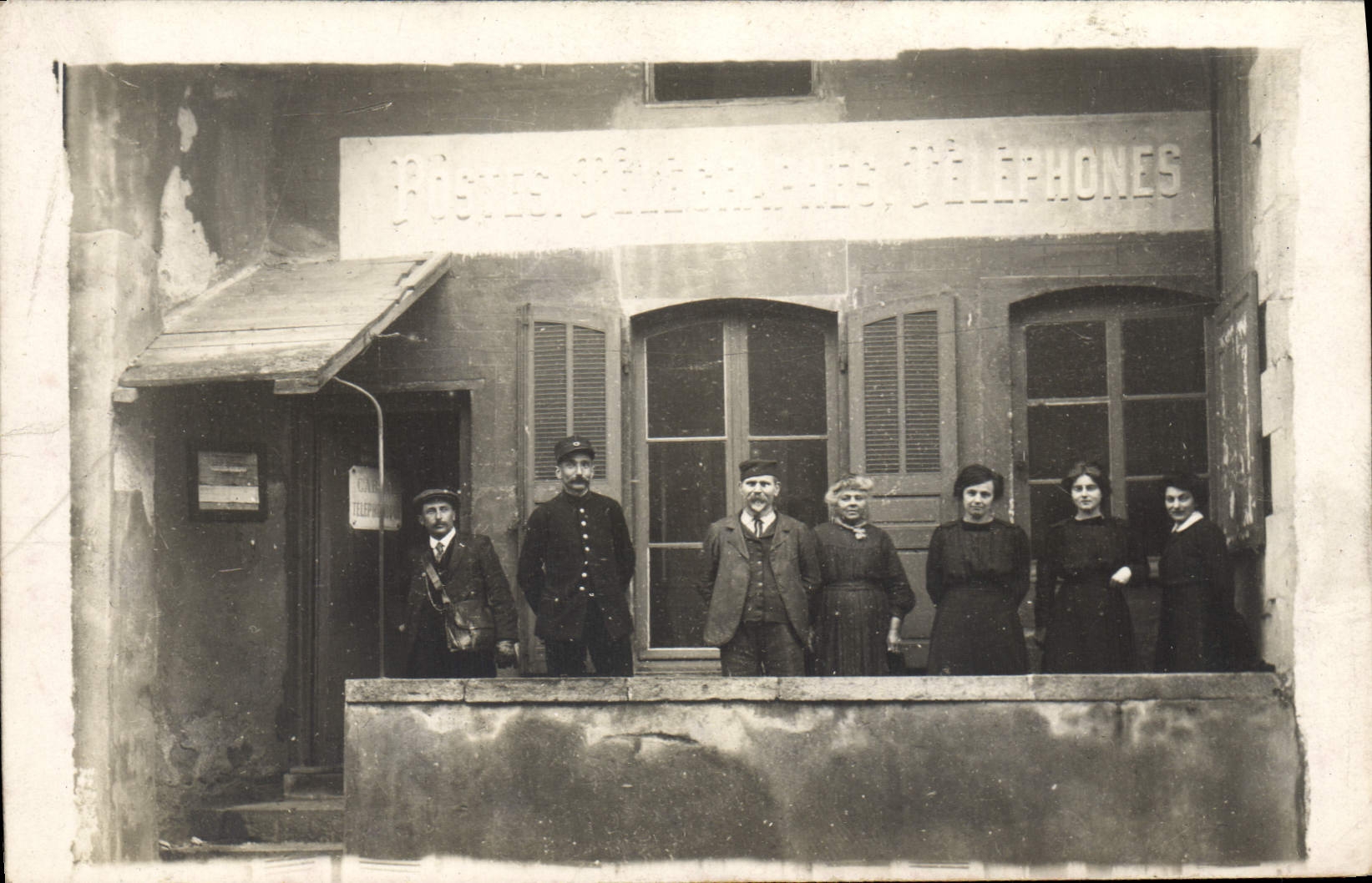 CARTE PHOTO Postes Telegraphes Telephones PTT