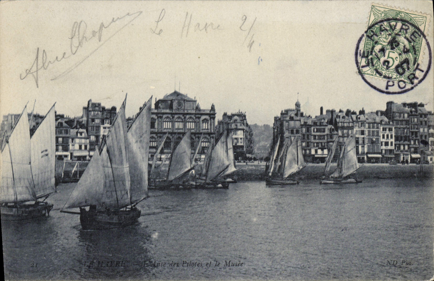 CPA Bateau de Peche le Havre 