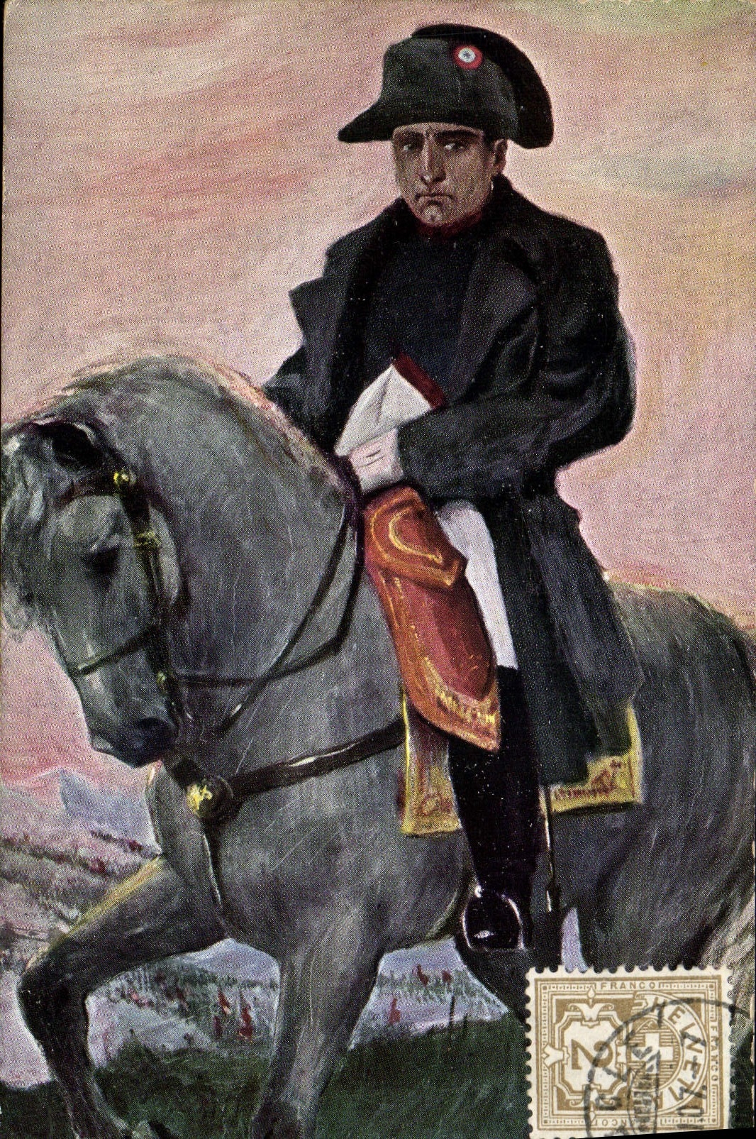 VINTAGE POSTCARD Napoleon 1st Horse