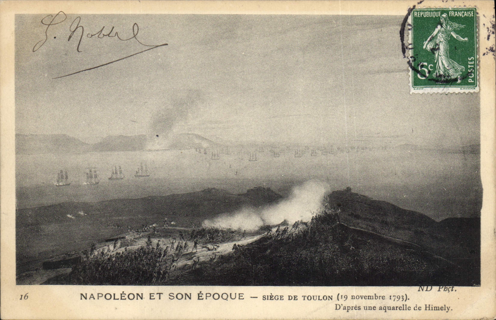 CPA Napoleon 1er Siege de Toulon 19 novembre 1793