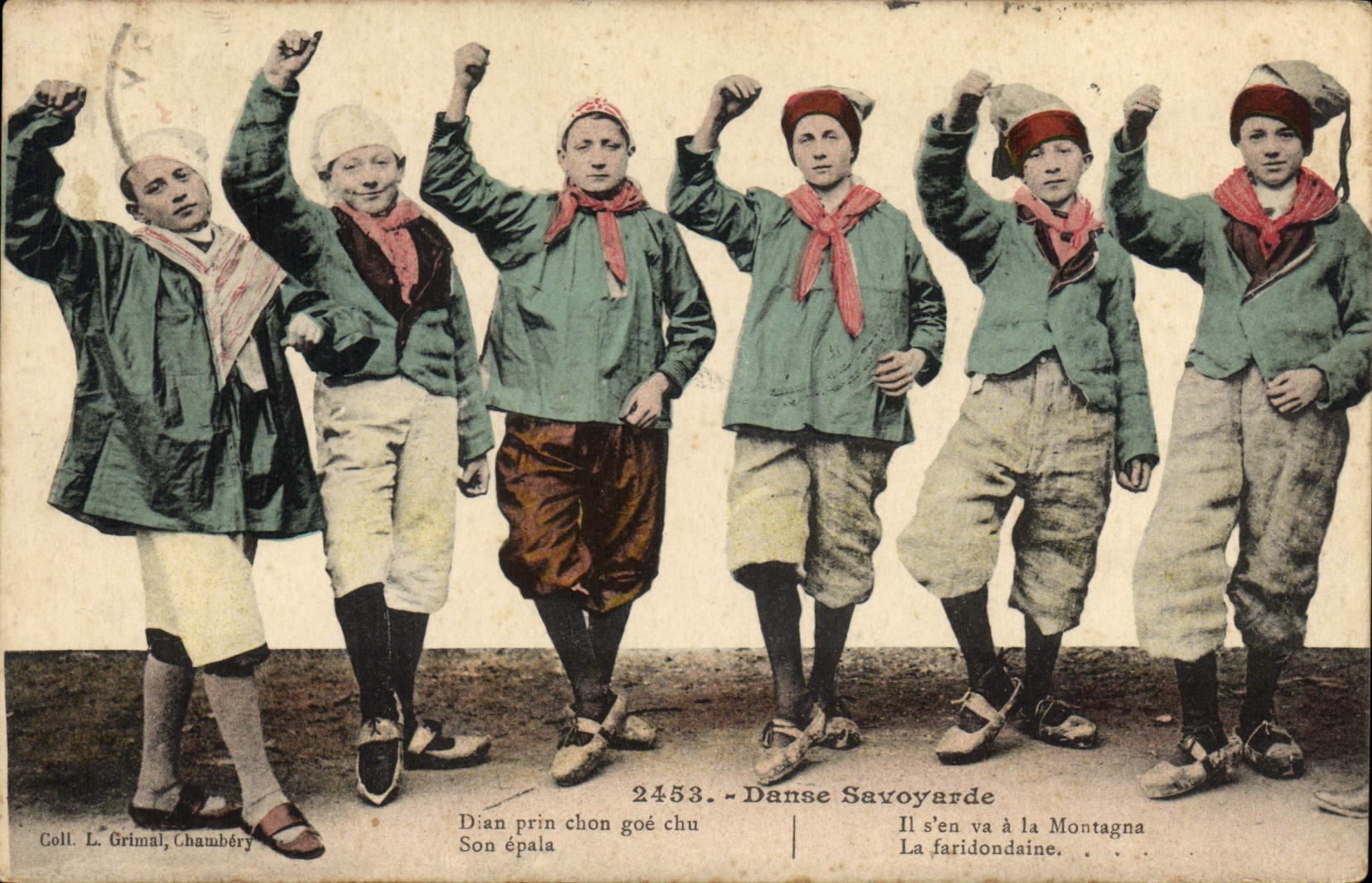CPA Folklore Savoie Danse Savoyarde