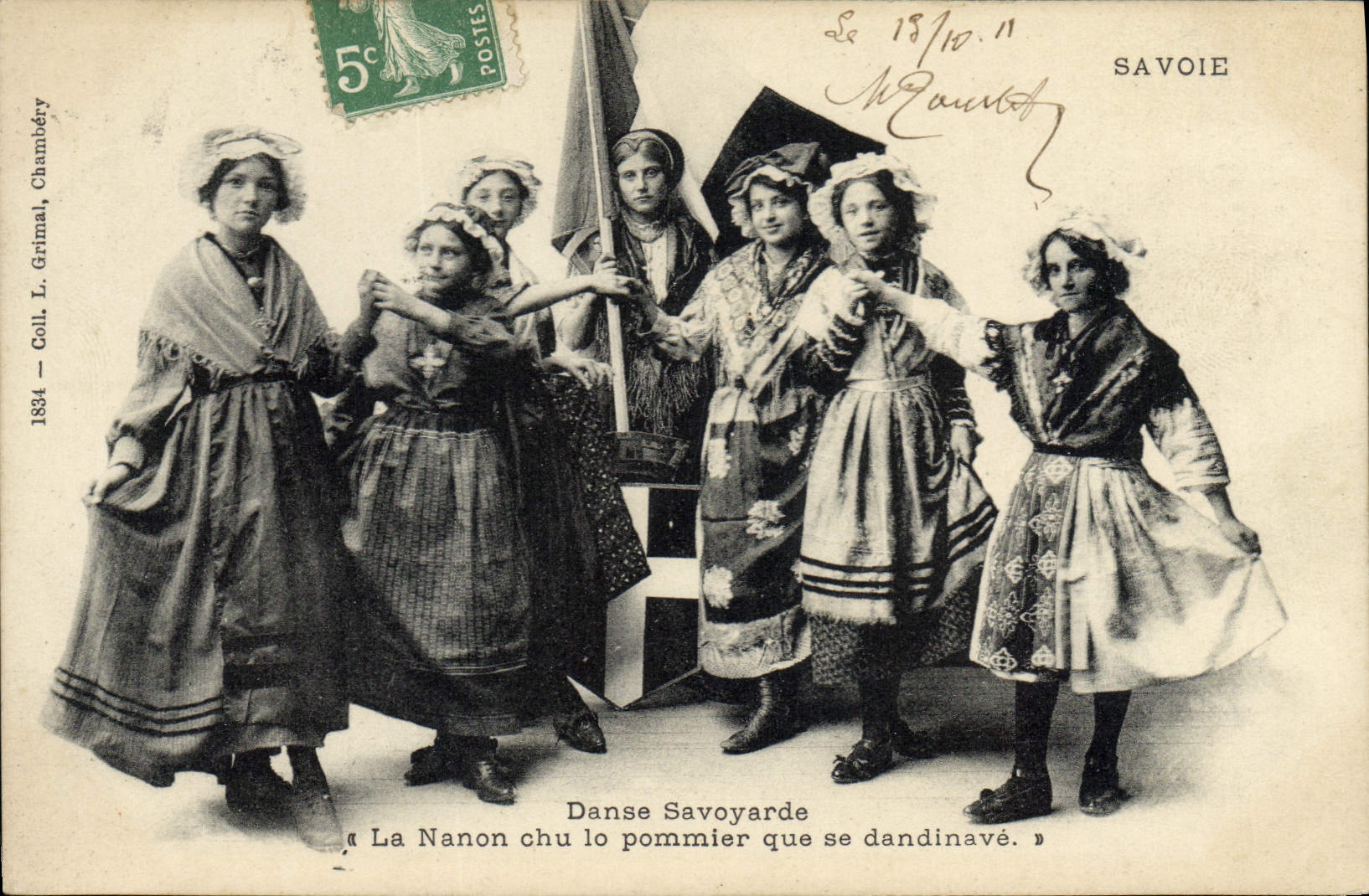 CPA Folklore Danse Savoyarde Savoie 