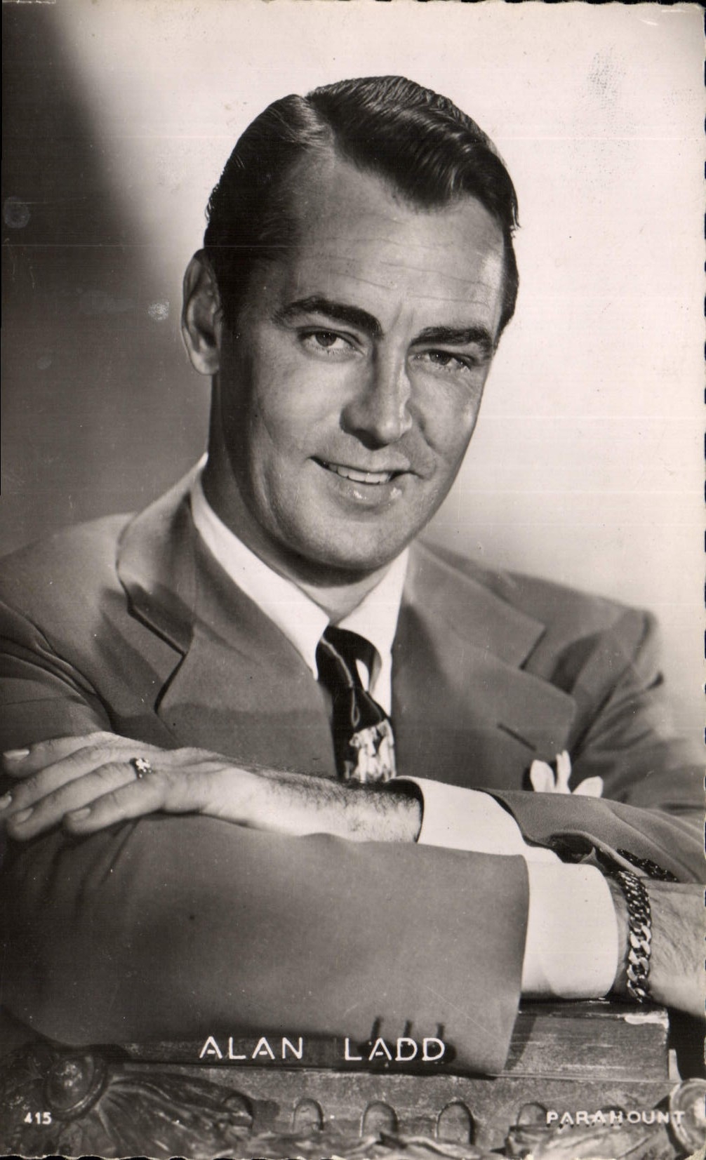 POSTAL MODERNA cine Aln Ladd