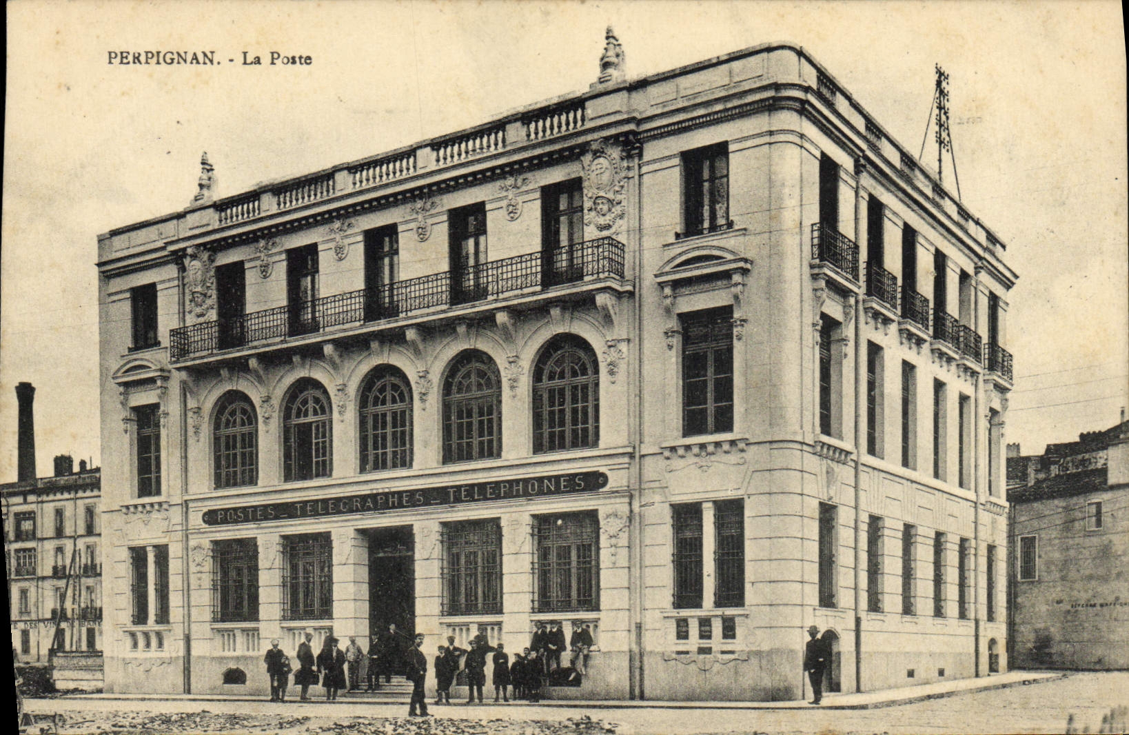 CPA Poste Perpignan 