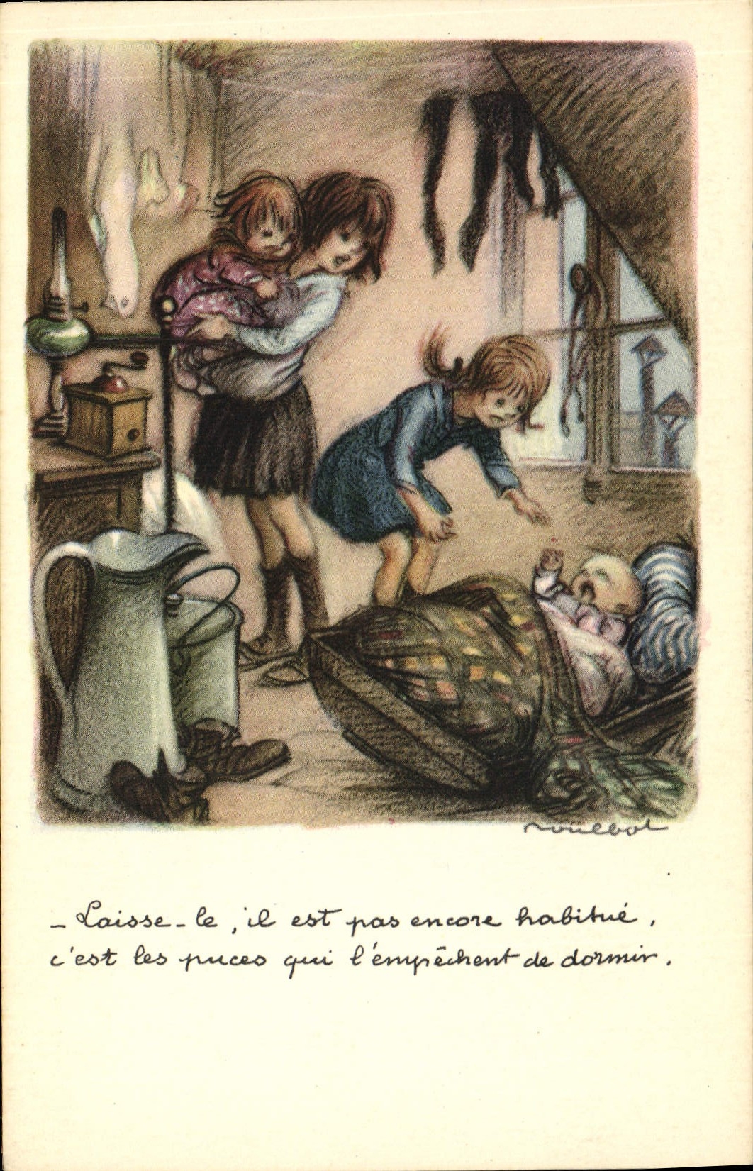 CPA Fantaisie Illustrateur Poulbot 