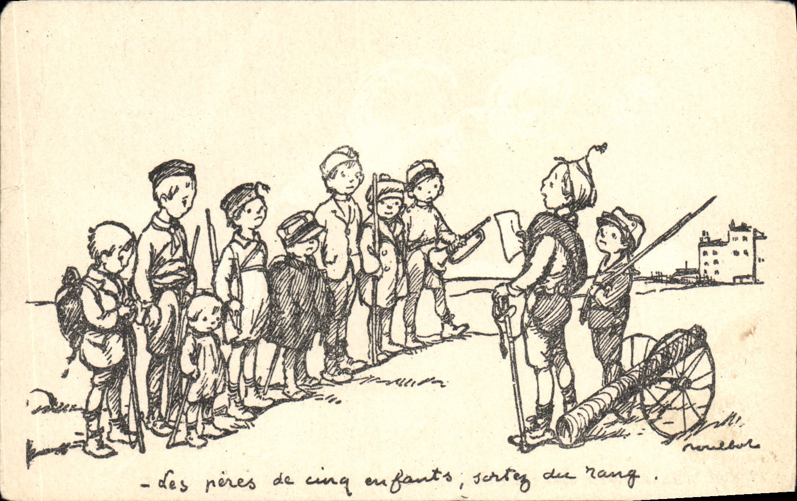 CPA Fantaisie Illustrateur Poulbot 