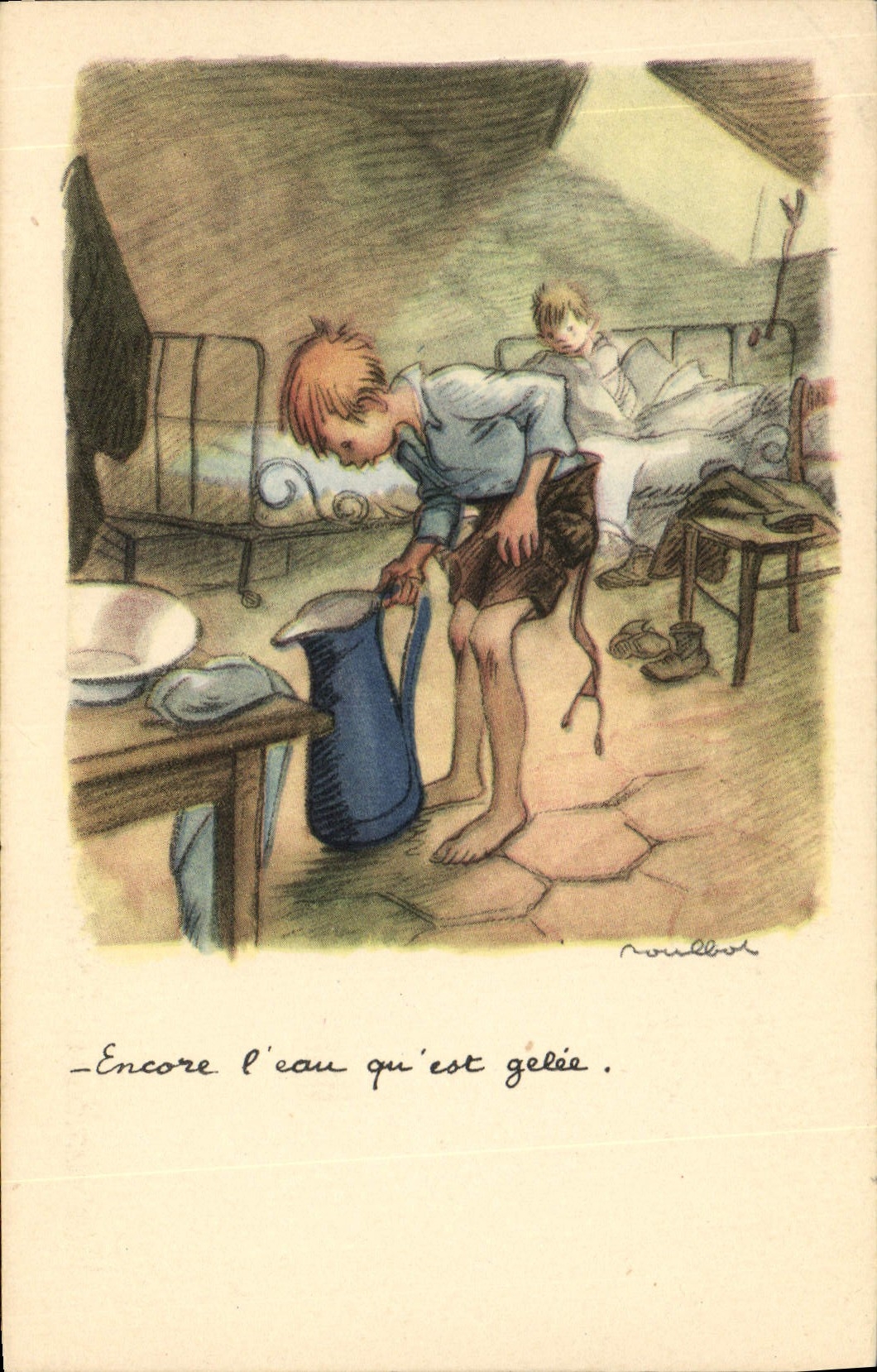 CPA Fantaisie Illustrateur Poulbot 